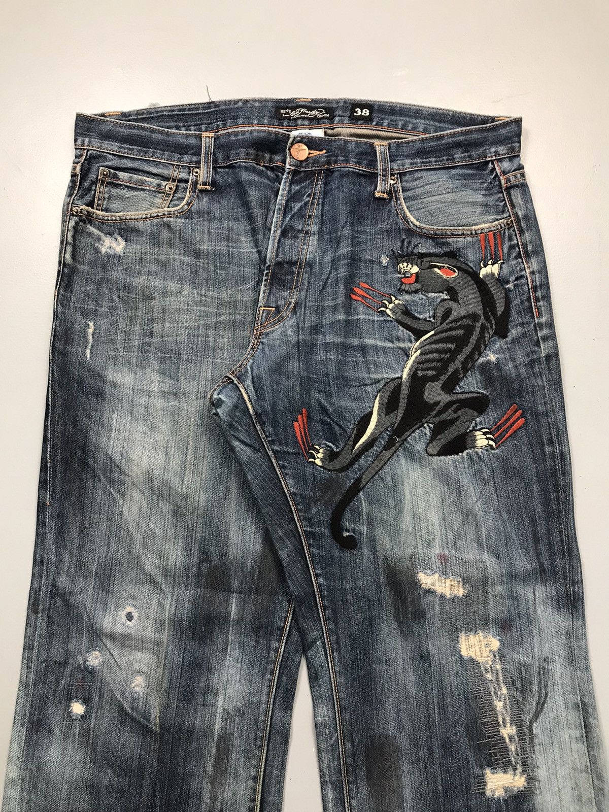 Ed Hardy Vintage Ed hardy embroidered denim Size US 40 / EU 56 - 5 Thumbnail