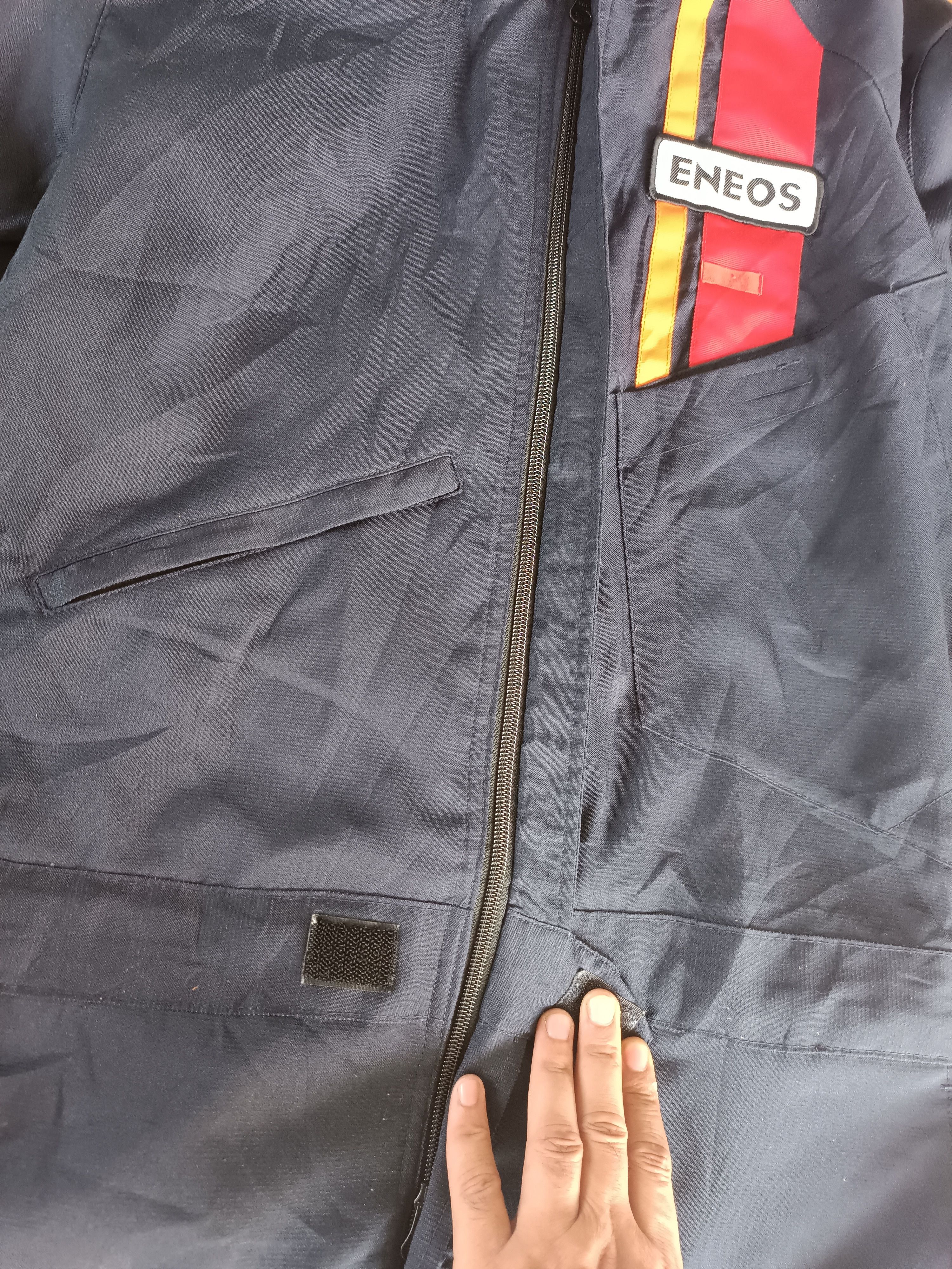 Japanese Brand × Vintage Vintage ENEOS Coveralls Racing Suits CR01 Size US 36 / EU 52 - 12 Thumbnail