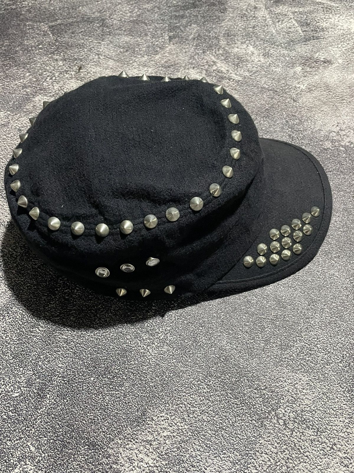 If Six Was Nine y2k Studed Cadethat Wool Punk Style Size ONE SIZE - 2 Thumbnail