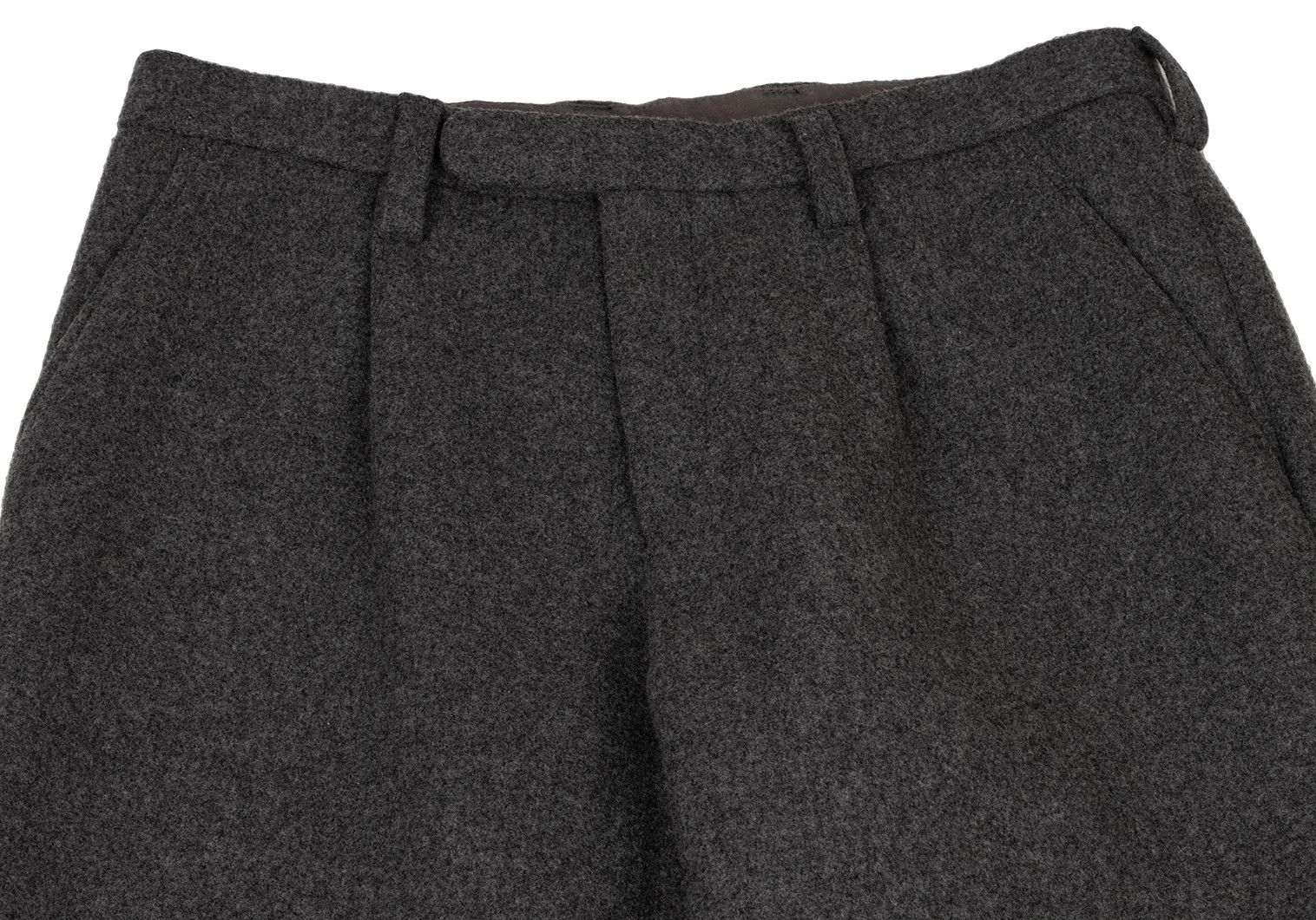 Kolor Cutting Hem Melton Pants in Gray Size US 32 / EU 48 - 2 Thumbnail