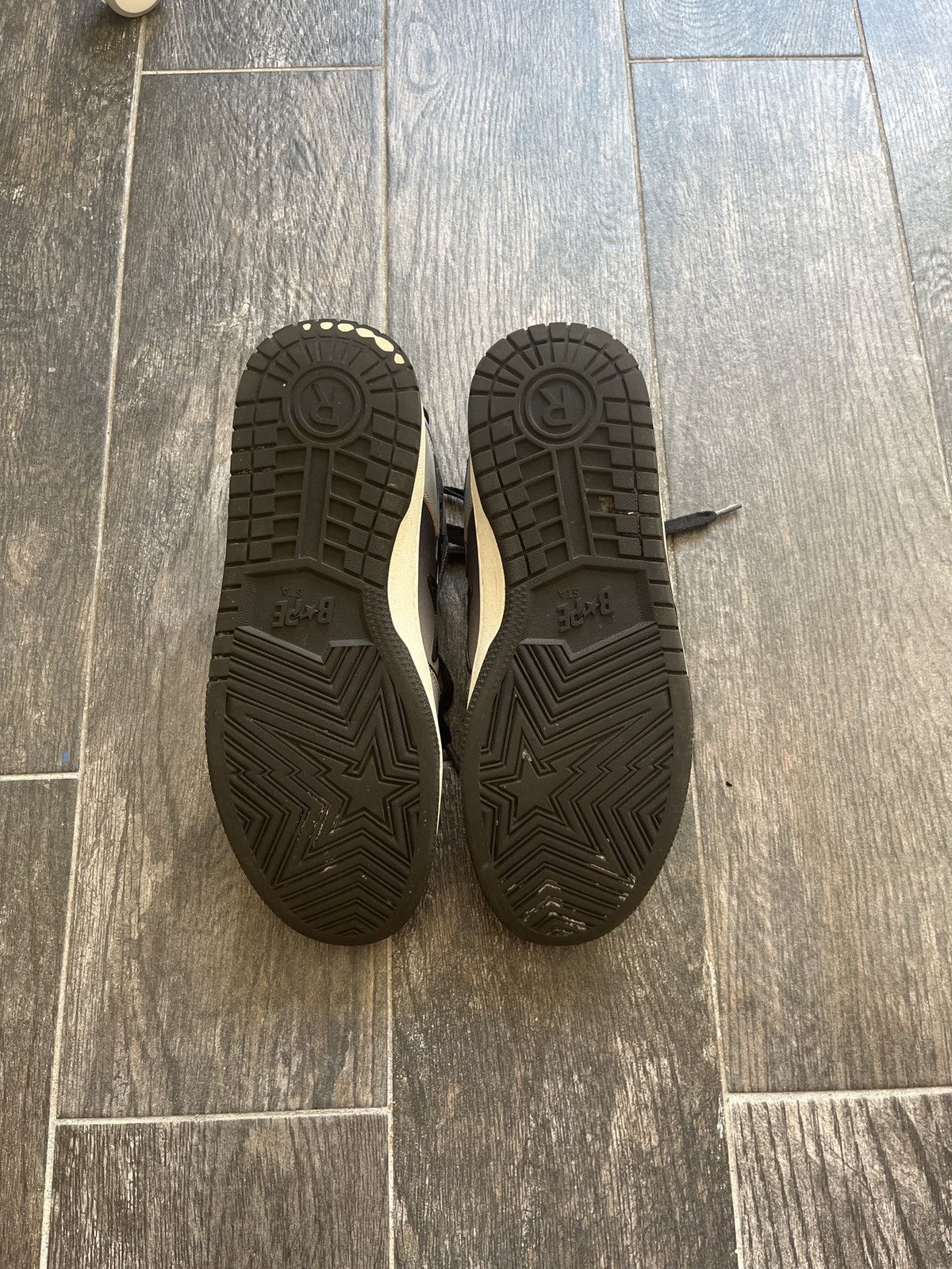 Bape Bape Sk8 Sta Grey and Black Size US 8.5 / EU 41-42 - 6 Thumbnail
