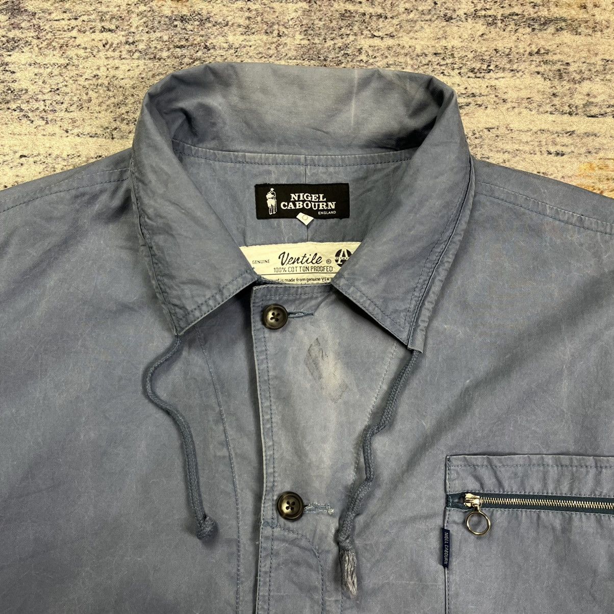 Nigel Cabourn Vintage 90s Nigel cabourn ventile multi pocket jacket Size US XL / EU 56 / 4 - 8 Thumbnail