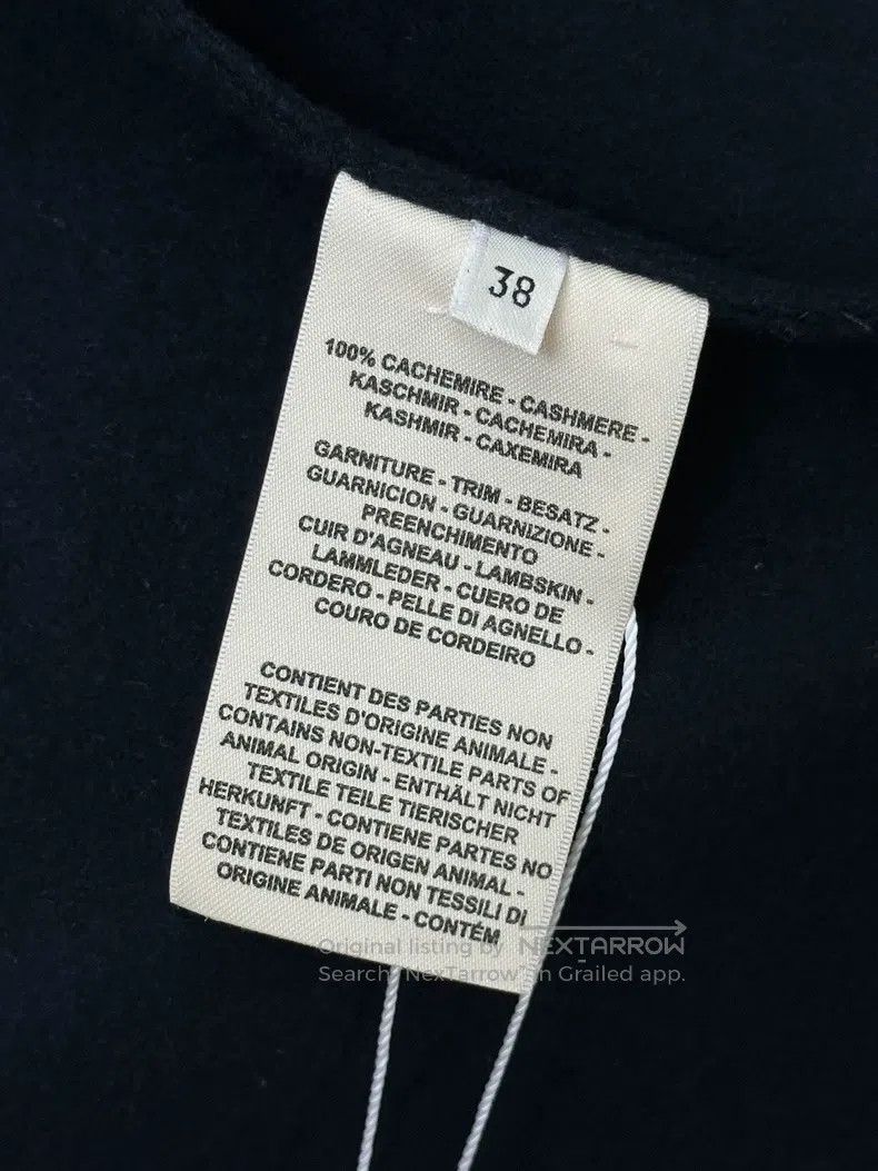 Hermes Hermes Navy blue silver button cashmere overcoat Size XXS / US 00 / IT 34 - 5 Thumbnail