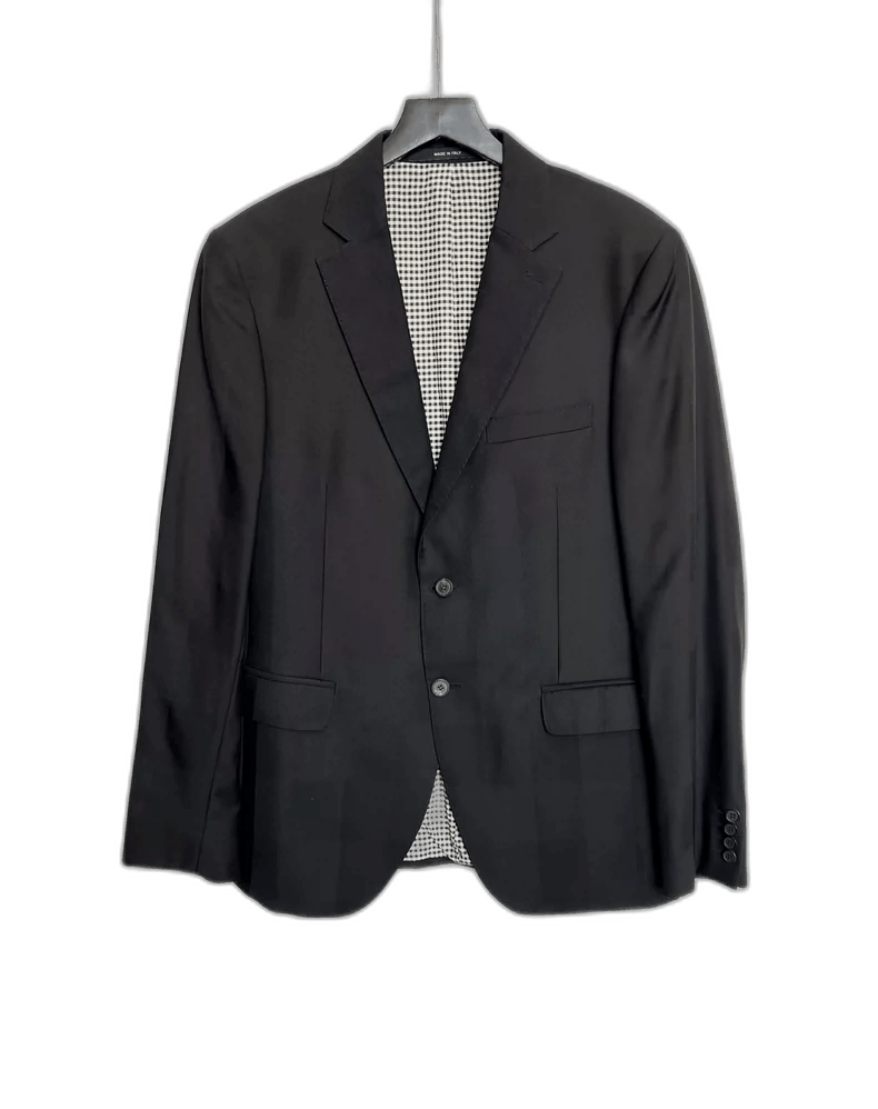 Givenchy Givenchy Givenchy Black Check Pattern Suit Jacket -2507 Size US L / EU 52-54 / 3 - 1 Thumbnail