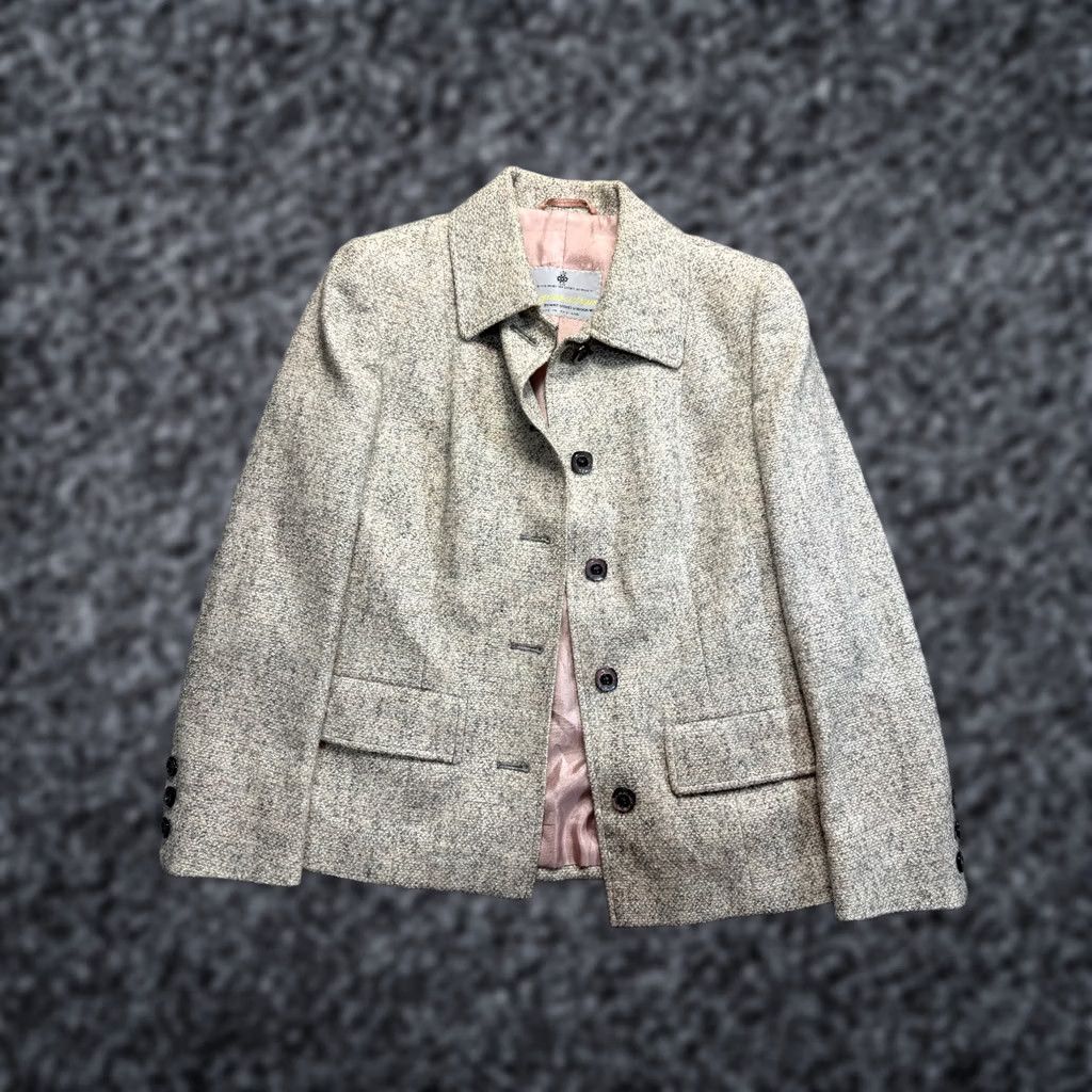 Aquascutum Aquascutum Beige Wool Blend Jacket Womens Size 36in Regular Size XS / US 0-2 / IT 36-38 - 1 Thumbnail