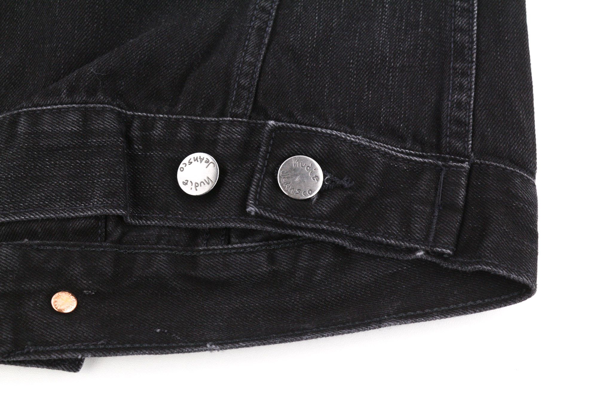 Nudie Jeans BILLY XS Black Lotus Organic Polo Washed Jacket 81964 Size US XS / EU 42 / 0 - 7 Thumbnail