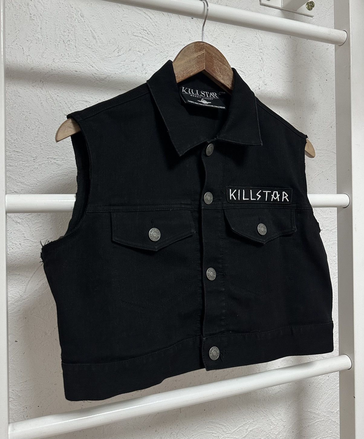 Killstar Killstar Women’s Rock Style Vest Y2K Gothic Punk Size XL Size XL / US 12-14 / IT 48-50 - 3 Thumbnail