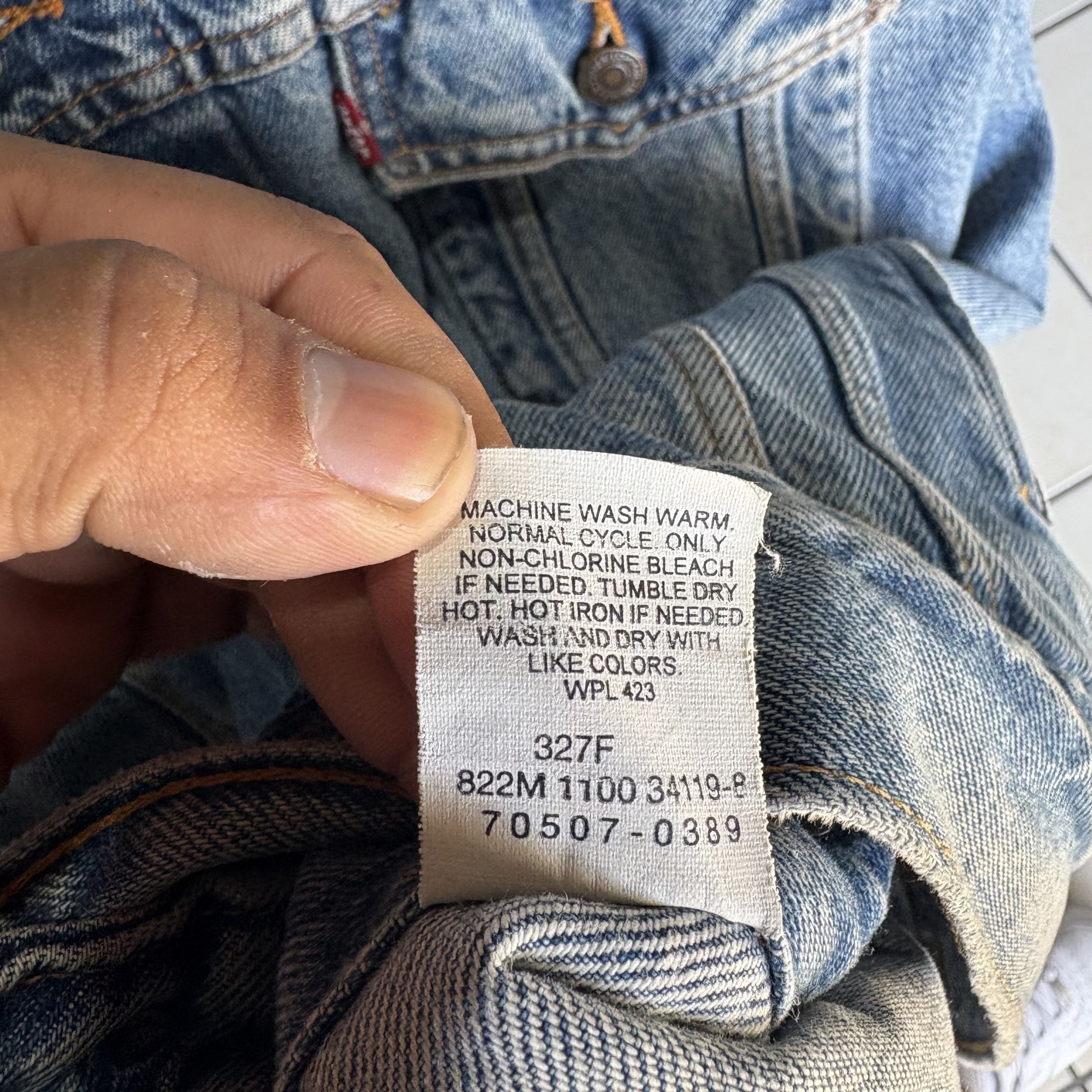 Levi's Vintage Levi's Denim Jacket Men's Size XL Faded Blue Size US XL / EU 56 / 4 - 9 Thumbnail
