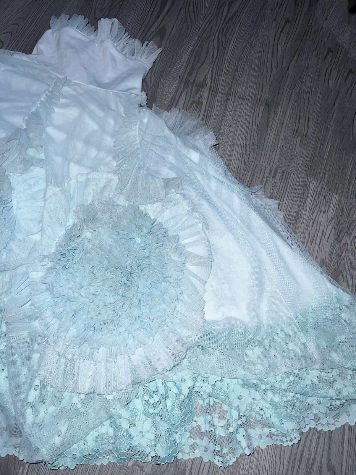 Japanese Brand Dollcake lace chiffon Princess cape👸🏻🧝🏻‍♀️ Size ONE SIZE - 13 Thumbnail