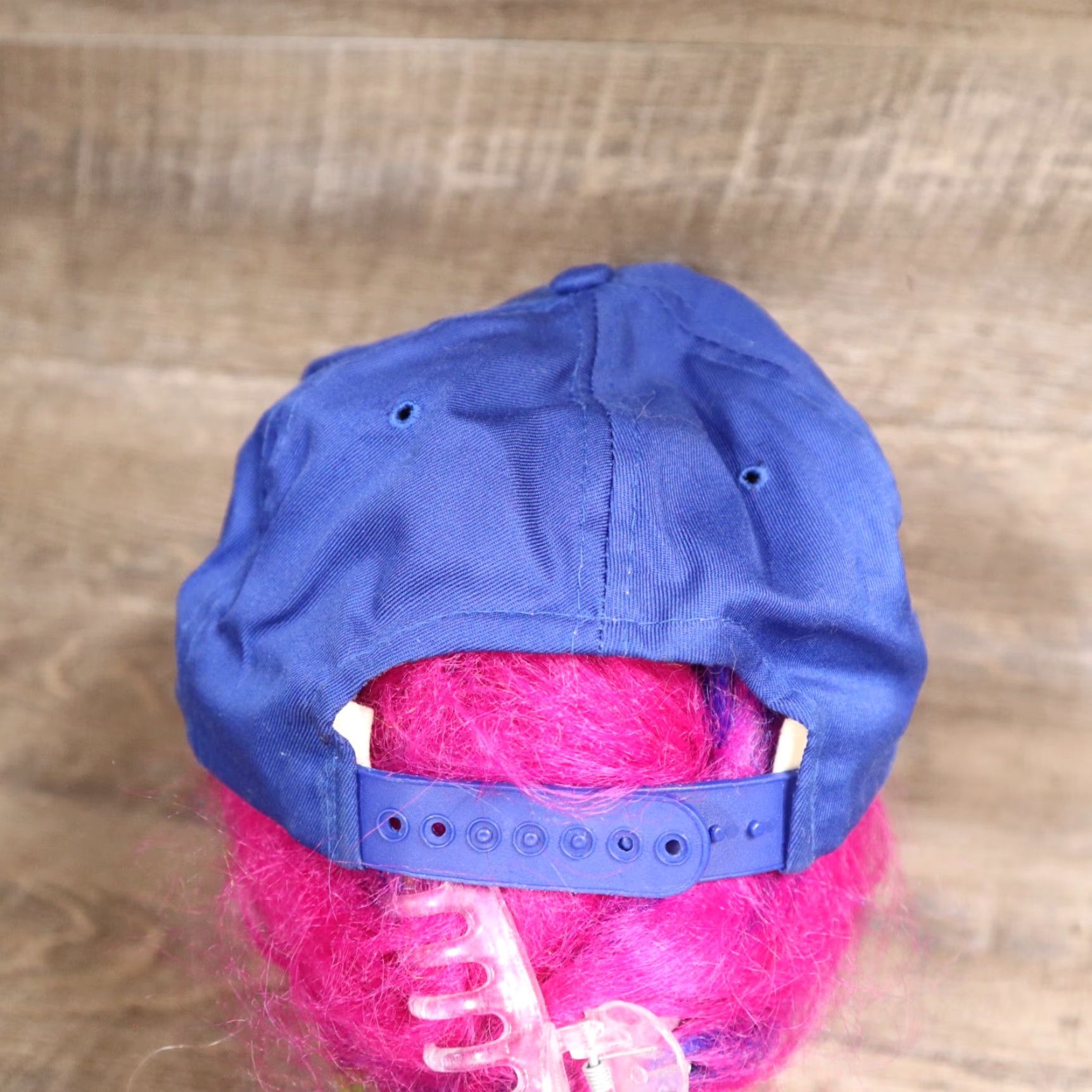 Champion Champion Hat Cap Blue Adult Adjustable Strapback Shirt Hats Adult Blue Champion Casual 90s? Size ONE SIZE - 5 Thumbnail