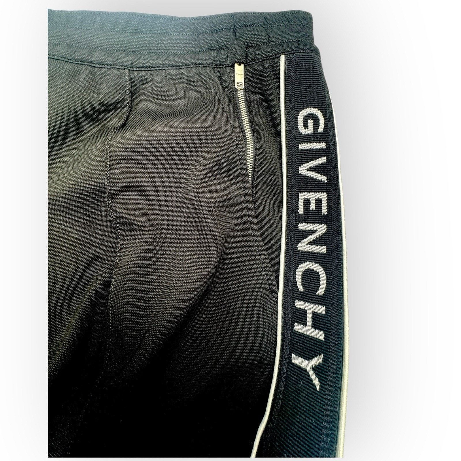 Givenchy Black Jogger Jersey Side Stripes Sweatpants size XXL $1590 Size US 38 / EU 54 - 9 Thumbnail