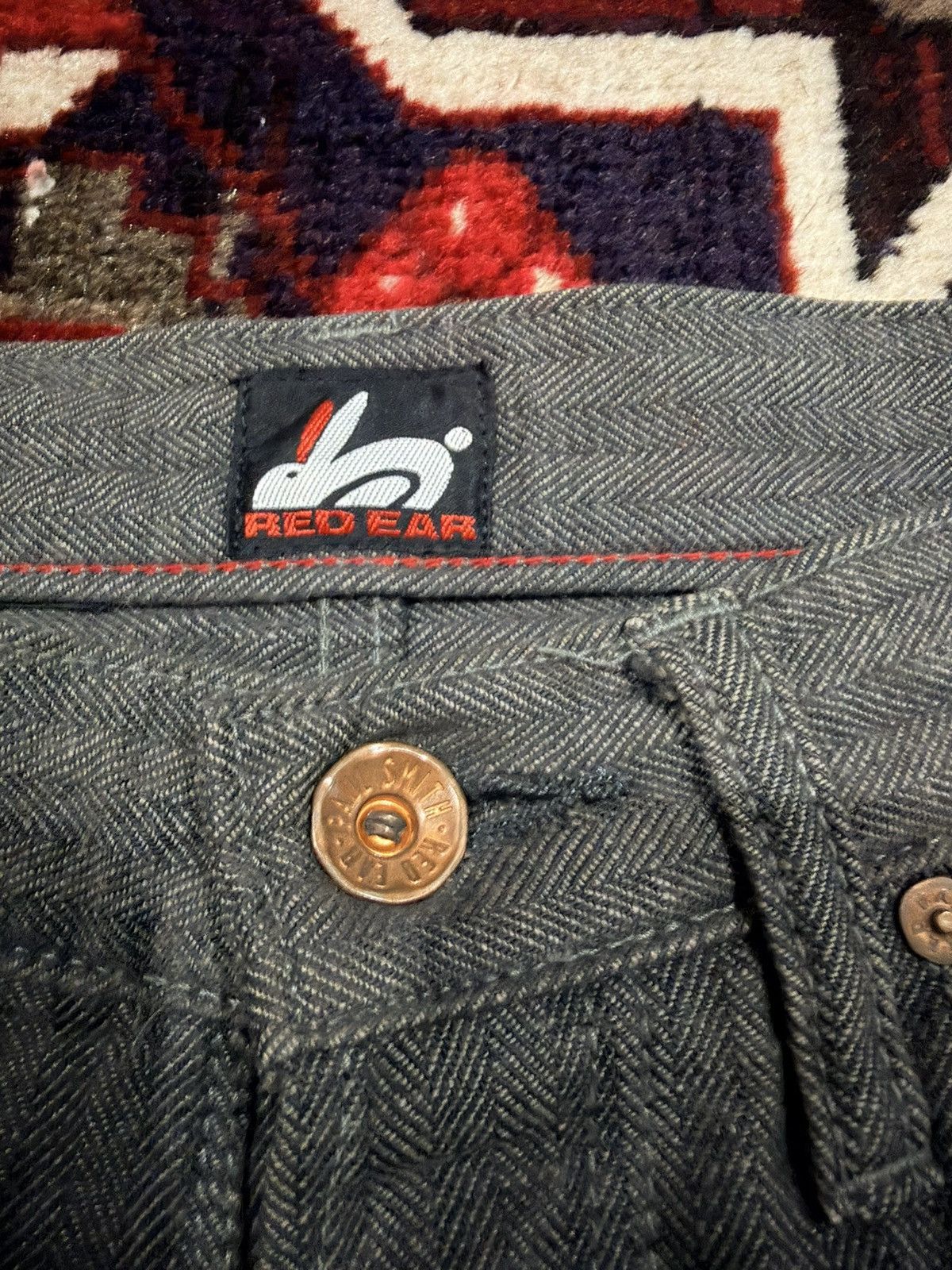 Paul Smith Red Ear Paul Smith Red Ear Herringbone Denim Size US 31 - 4 Thumbnail
