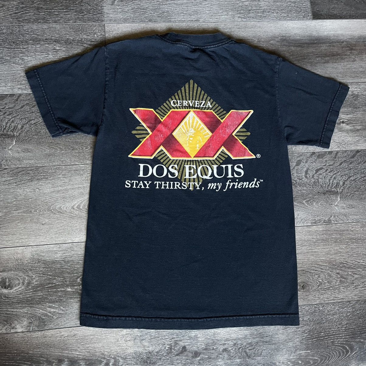 Vintage Vintage Y2K Dos Equis Most Interesting Man Stay Thirsty Tee Size US M / EU 48-50 / 2 - 1 Thumbnail