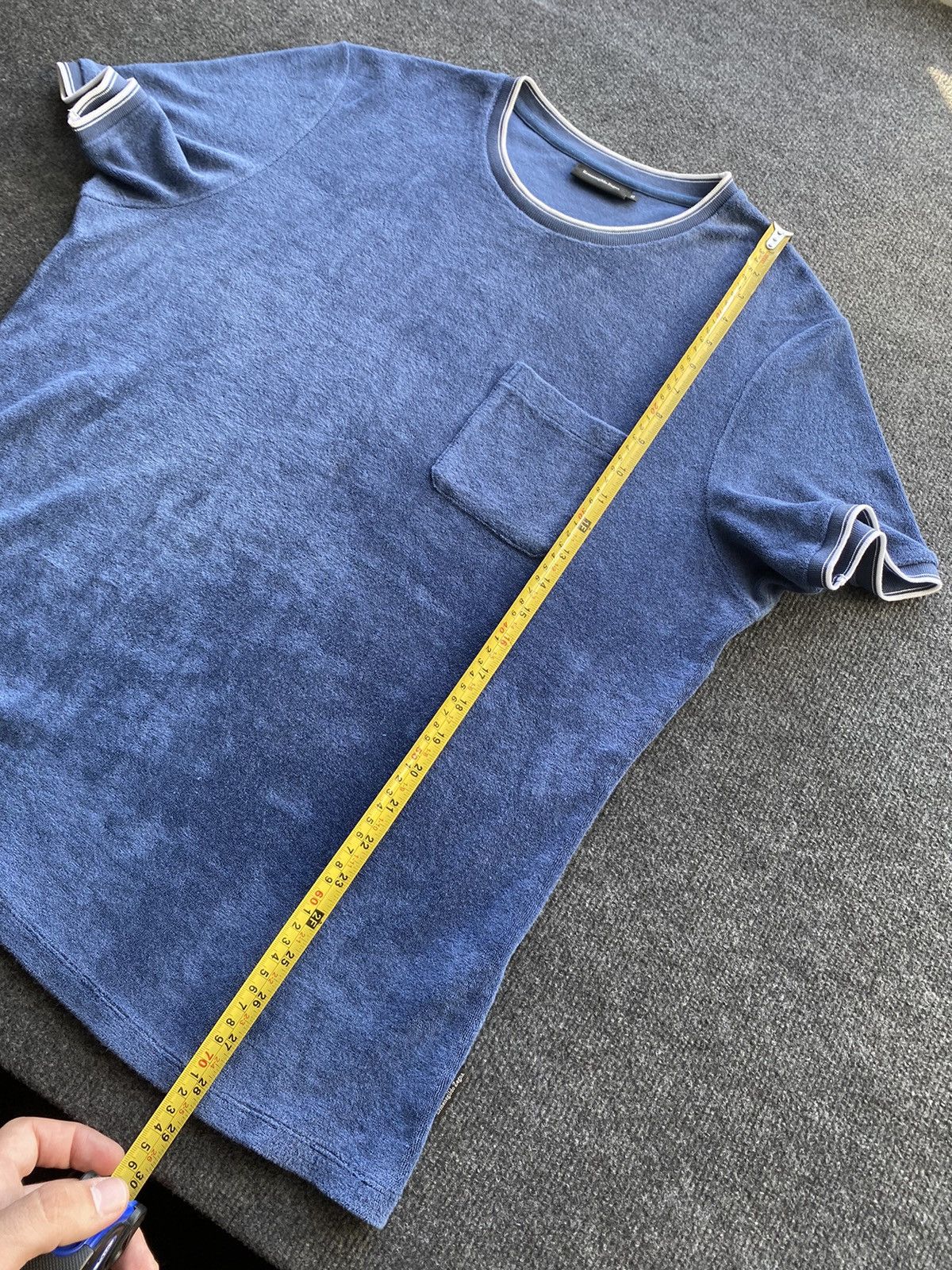 Ermenegildo Zegna 🔥Designer Luxury Ermenegildo Zegna Blue mens t shirt xl Size US XL / EU 56 / 4 - 6 Thumbnail