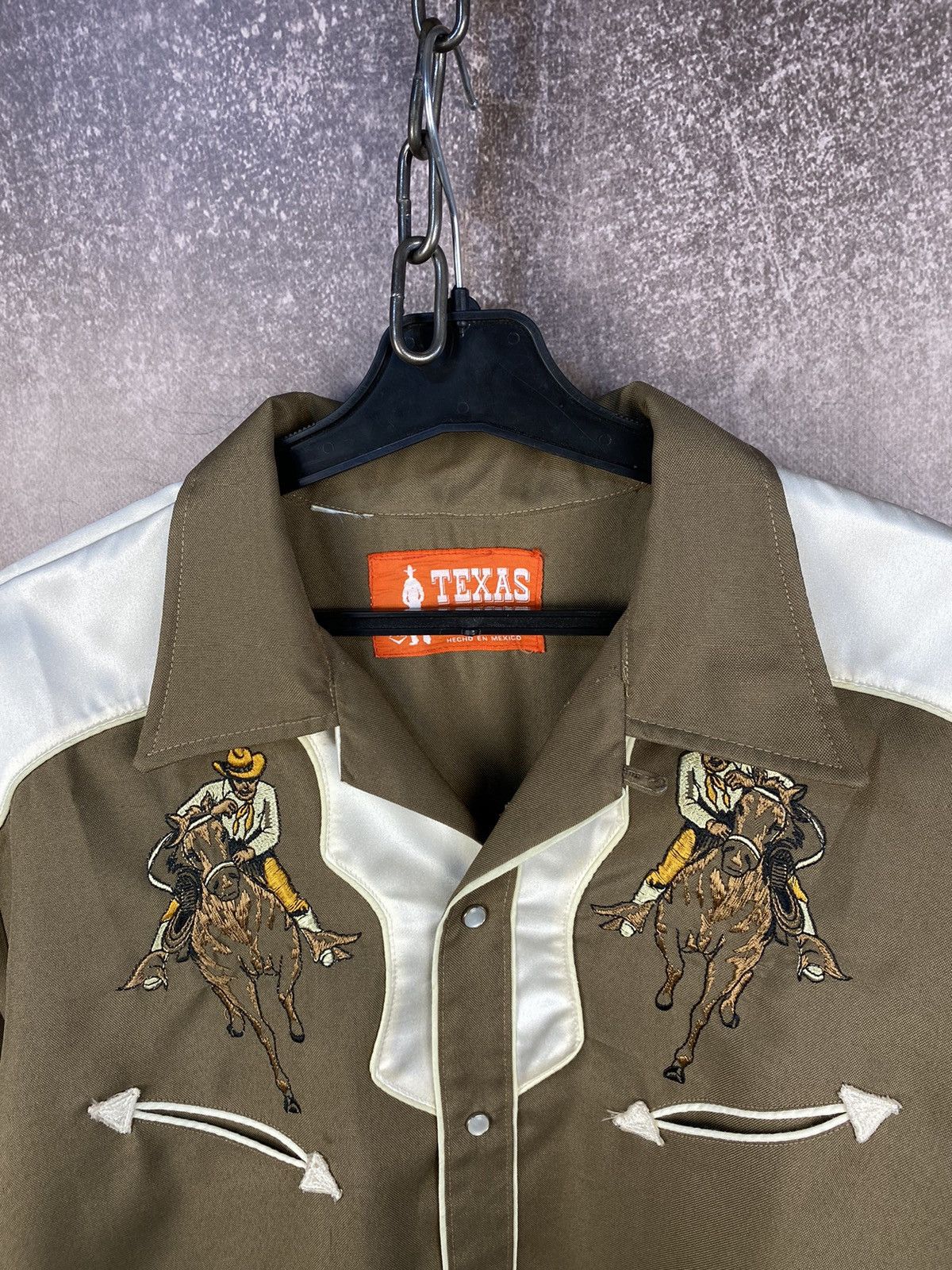 Cowboy Equipment Vintage 70's California Ranchwear Western Shirt Size US XL / EU 56 / 4 - 4 Thumbnail