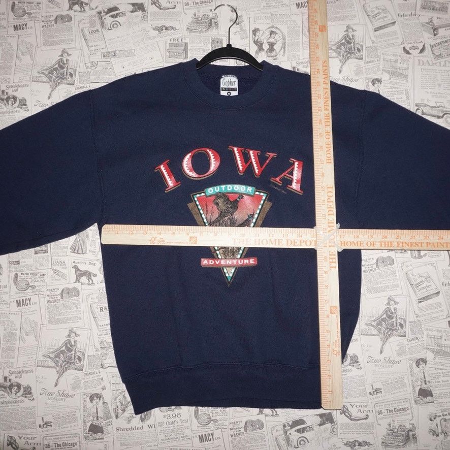 Vintage Medium-Vintage Y2K Iowa outdoor duck vacation 90s sweatshirt Size US M / EU 48-50 / 2 - 4 Thumbnail