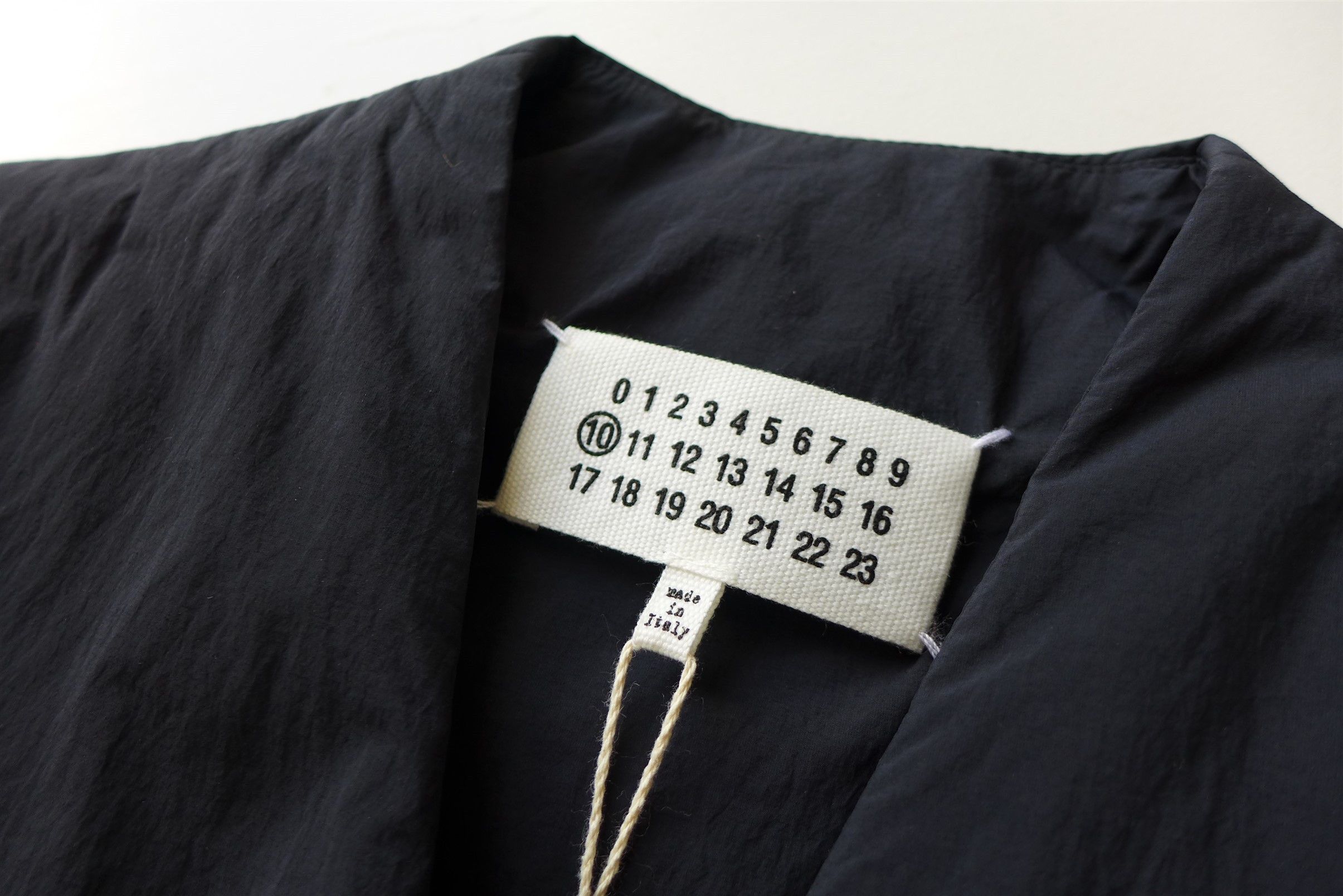 Maison Margiela Margiela Collarless Padded Blazer Jacket - Black Nylon Size US S / EU 44-46 / 1 - 7 Thumbnail
