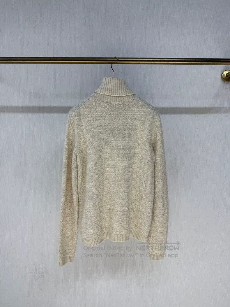 Loro Piana Loro Piana Baby Cashmere Snowflake High-Neck Sweater Size XS / US 0-2 / IT 36-38 - 2 Thumbnail