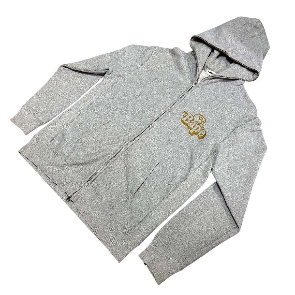 Vintage 2000 Baby Milo By Bathing Ape Sweat Hoodie Fully Zip
