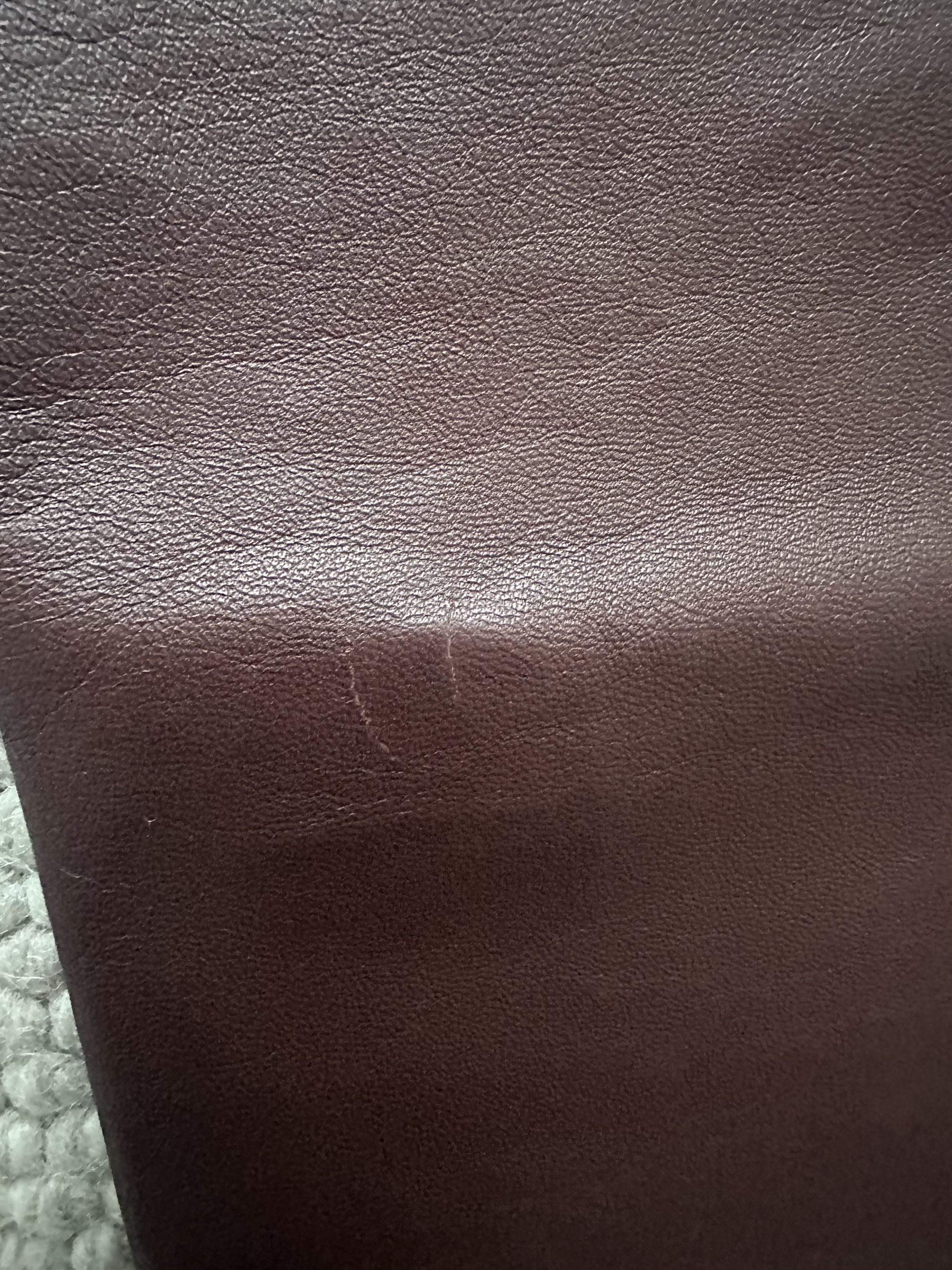 Gucci GUCCI lined burgundy / maroon brown soft leather pants Size 27" / US 4 / IT 40 - 15 Thumbnail