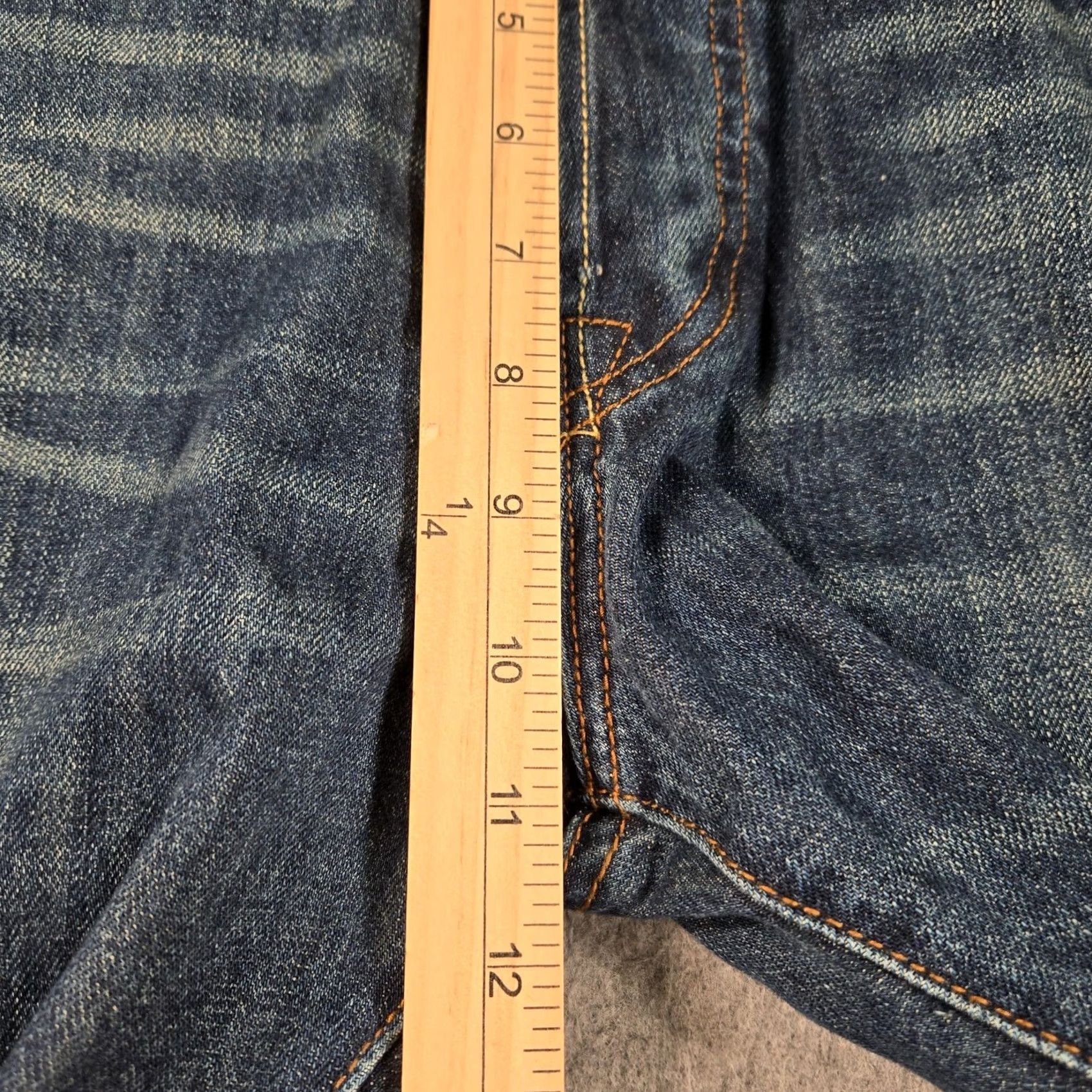 Levi's Levi'S Jeans Mens 32 Blue 501T Tapered 32x31 tag 32x32 Wash Made Japan Slim Denim Size US 32 / EU 48 - 7 Thumbnail
