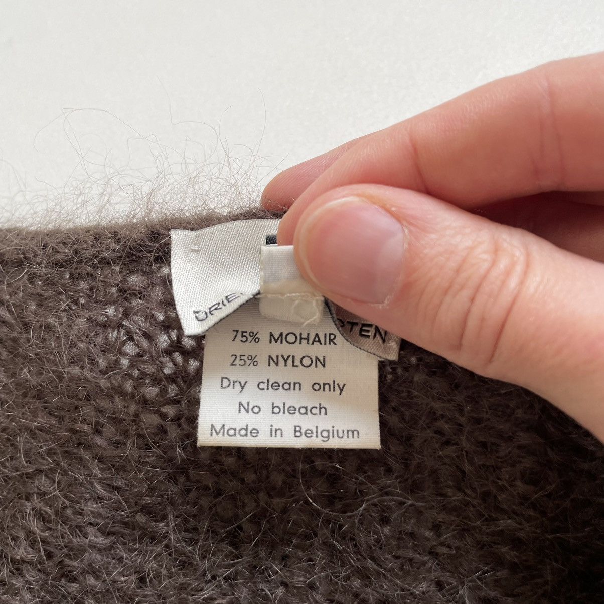 Dries Van Noten Early 2000s ‘Cobweb Weave’ Mohair Sweater Size US M / EU 48-50 / 2 - 5 Thumbnail