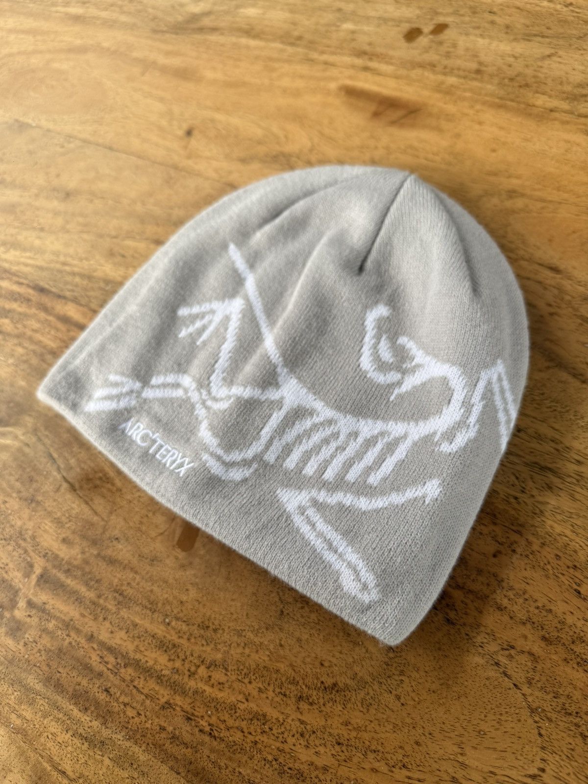 Other Bird Logo Beanie - Grey & White Size ONE SIZE - 5 Thumbnail