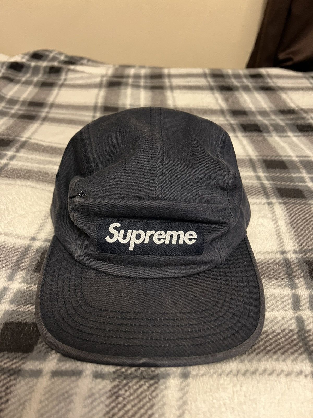 Supreme Side Zip Camp Cap | Grailed