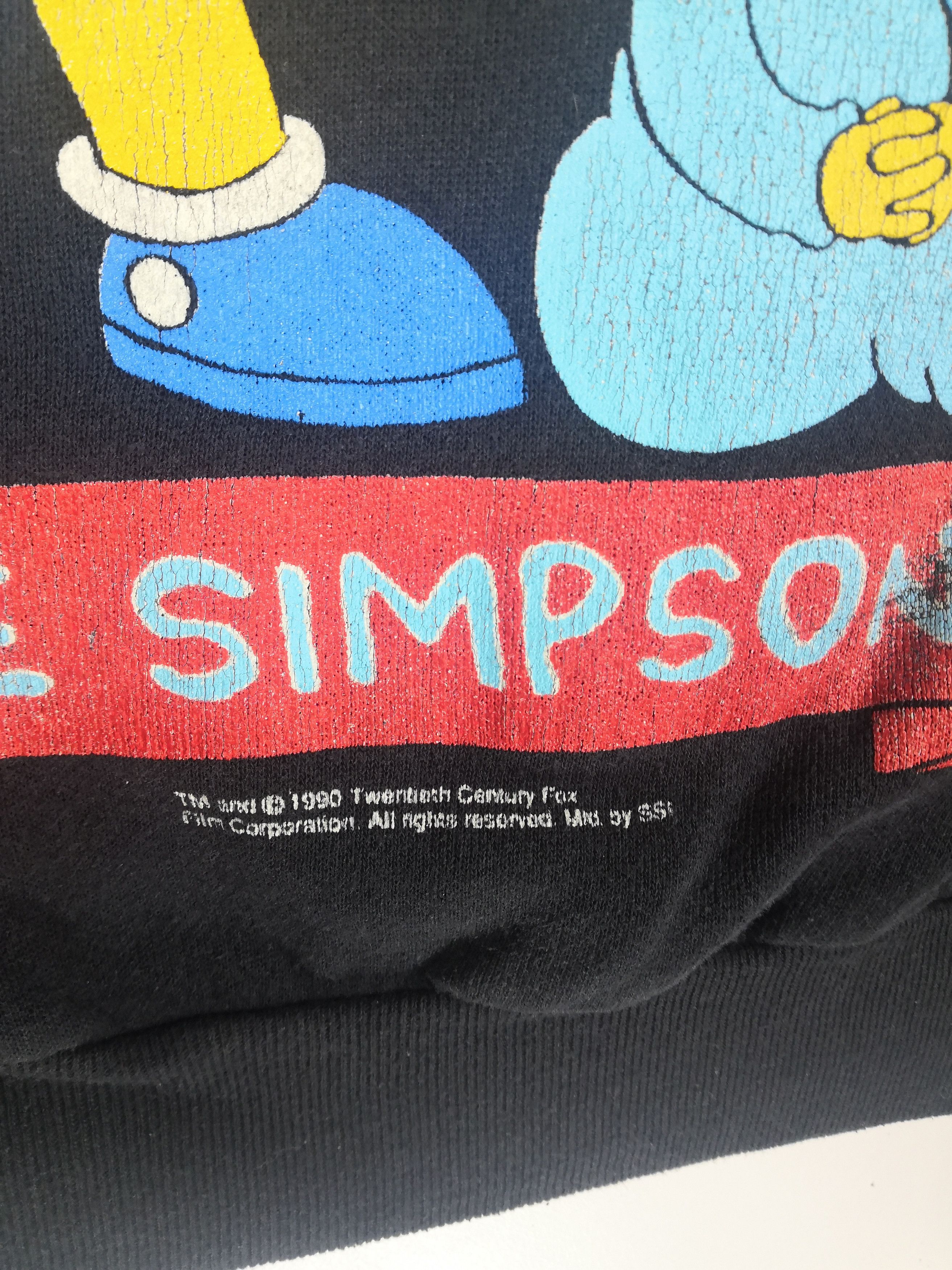 The Simpsons Vintage The Simpsons Sweatshirt Matt Groening Sweater Size US L / EU 52-54 / 3 - 2 Thumbnail