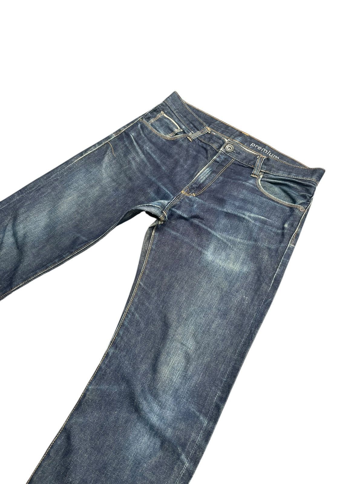 Designer × Gap Gap Selvedge Slim Straight Jeans Size US 35 - 2 Thumbnail