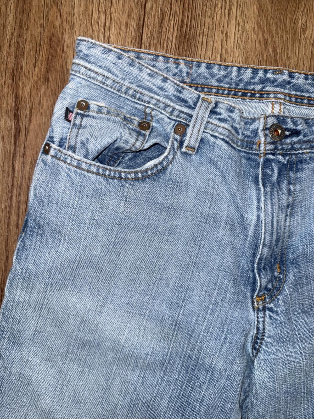 Polo Ralph Lauren Vtg 90's Y2K Polo Jeans RL Ralph Lauren Crop Saturday Jean Size 28" / US 6 / IT 42 - 2 Thumbnail
