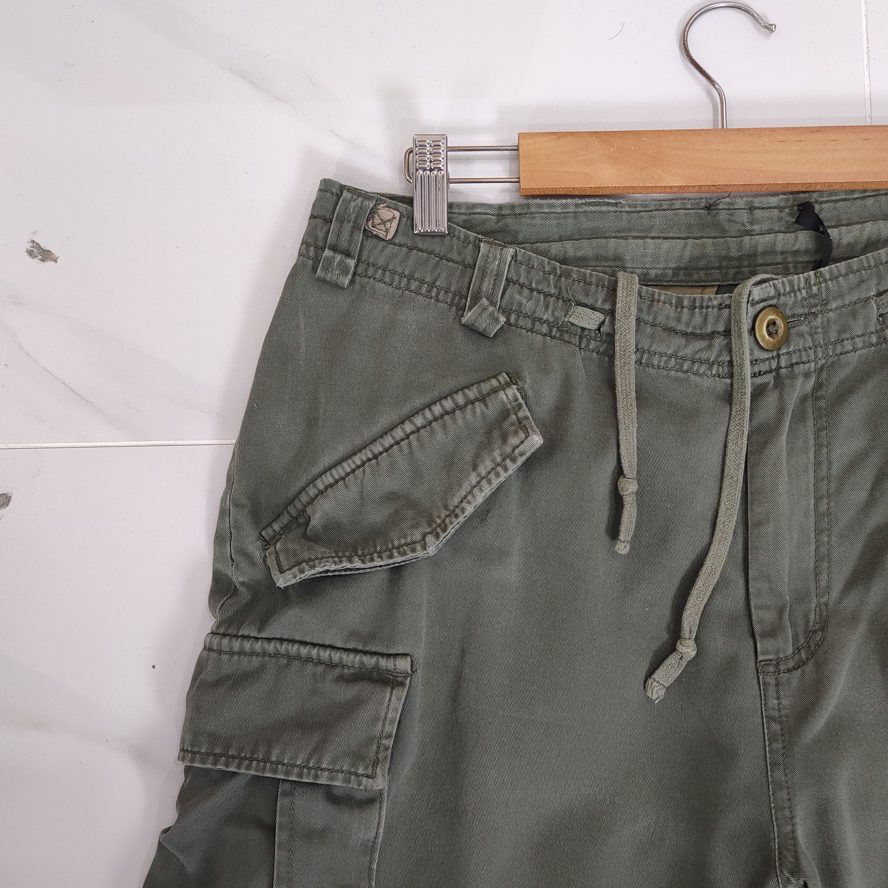 Japanese Brand VINTAGE JAPANESE BONDAGE CARGO PANTS Size US 34 / EU 50 - 4 Thumbnail