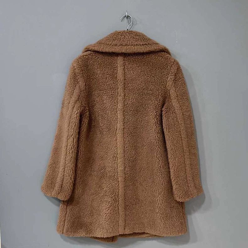 Max Mara Max Mara Camel Teddy Midi Jacket Size S / US 4 / IT 40 - 3 Thumbnail