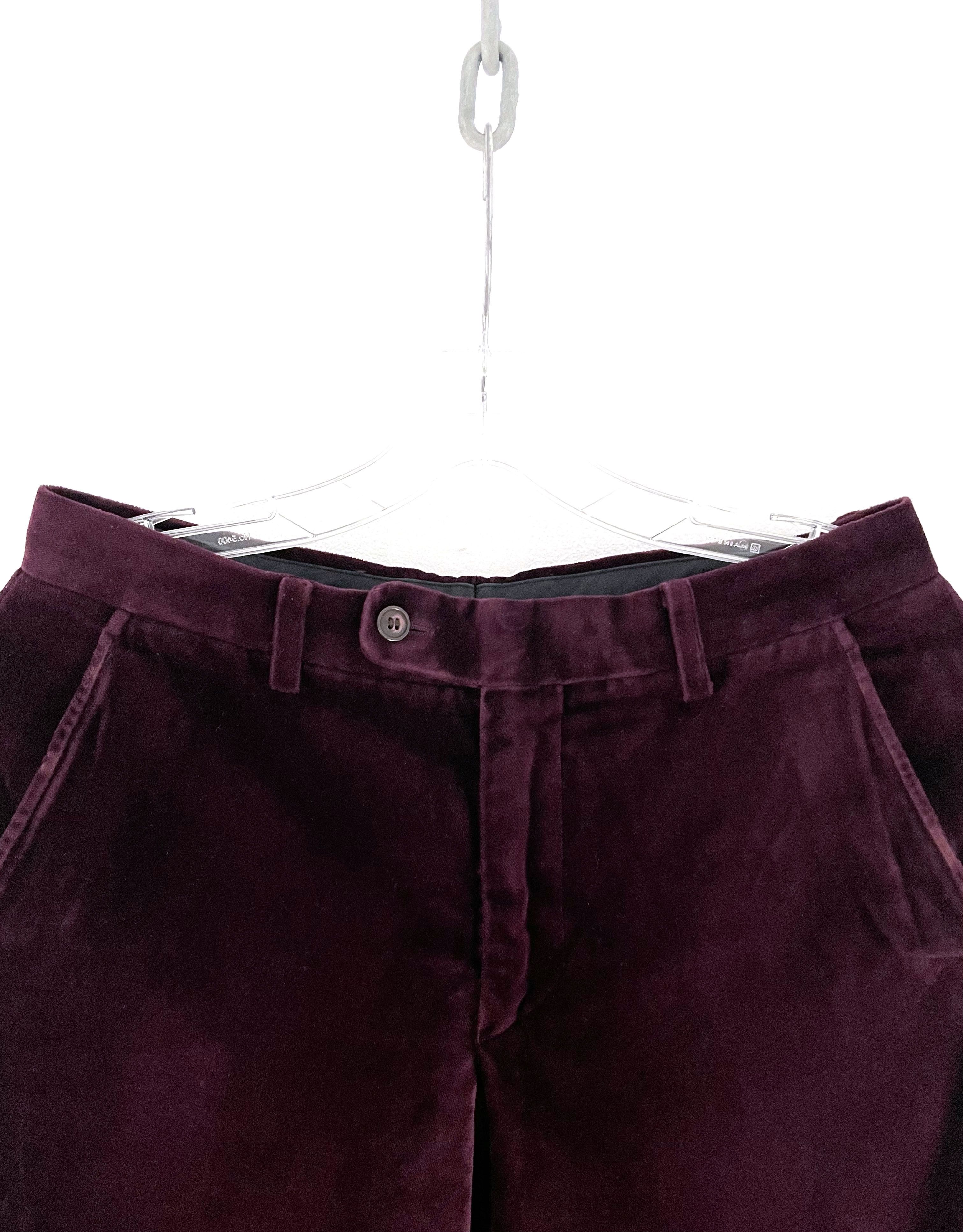 Yohji Yamamoto Against All Risks Velour Pants Size US 30 / EU 46 - 3 Thumbnail