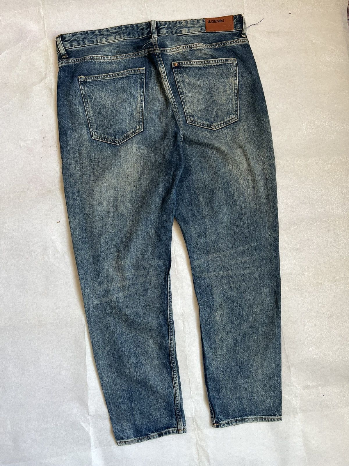 H&M &Denim H&M Skinny Boyfriend Fit Acid Wash Distressed Denim Size US 36 / EU 52 - 11 Thumbnail
