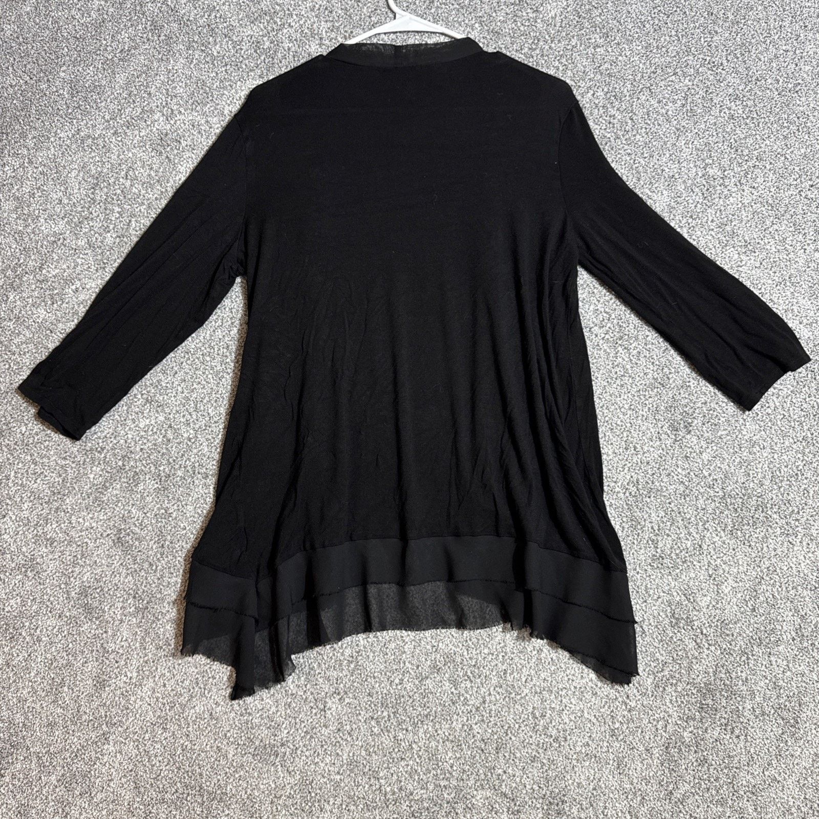 Other Lagenlook Cardigan Sweater Womens XL Asymmetrical Romantic Size XL / US 12-14 / IT 48-50 - 7 Thumbnail