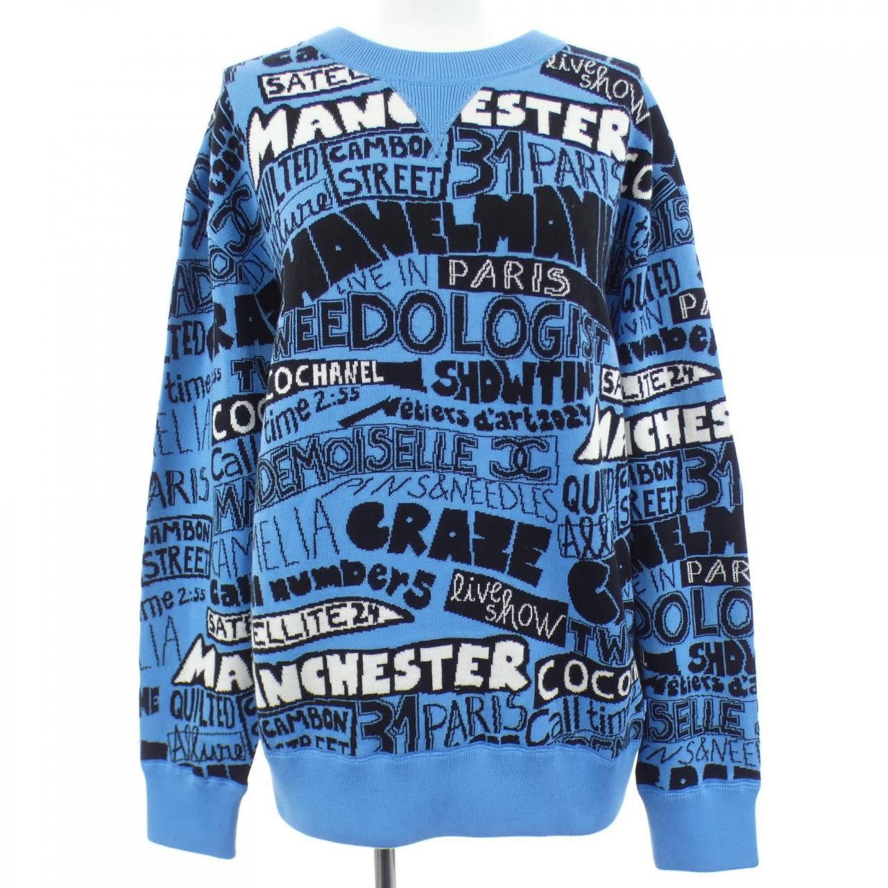 Chanel Chanel Chanel LOOK59 Cashmere Blend Knit Textile Tops P77520K11169 DUTY FREE for USA Size ONE SIZE - 1 Thumbnail