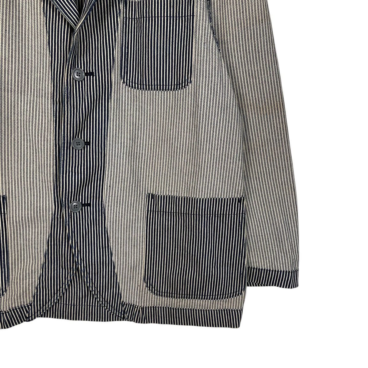 Comme des Garcons Homme Plus Comme Des Garcons Homme Plus Stripe Reverse Jacket Size US S / EU 44-46 / 1 - 4 Thumbnail