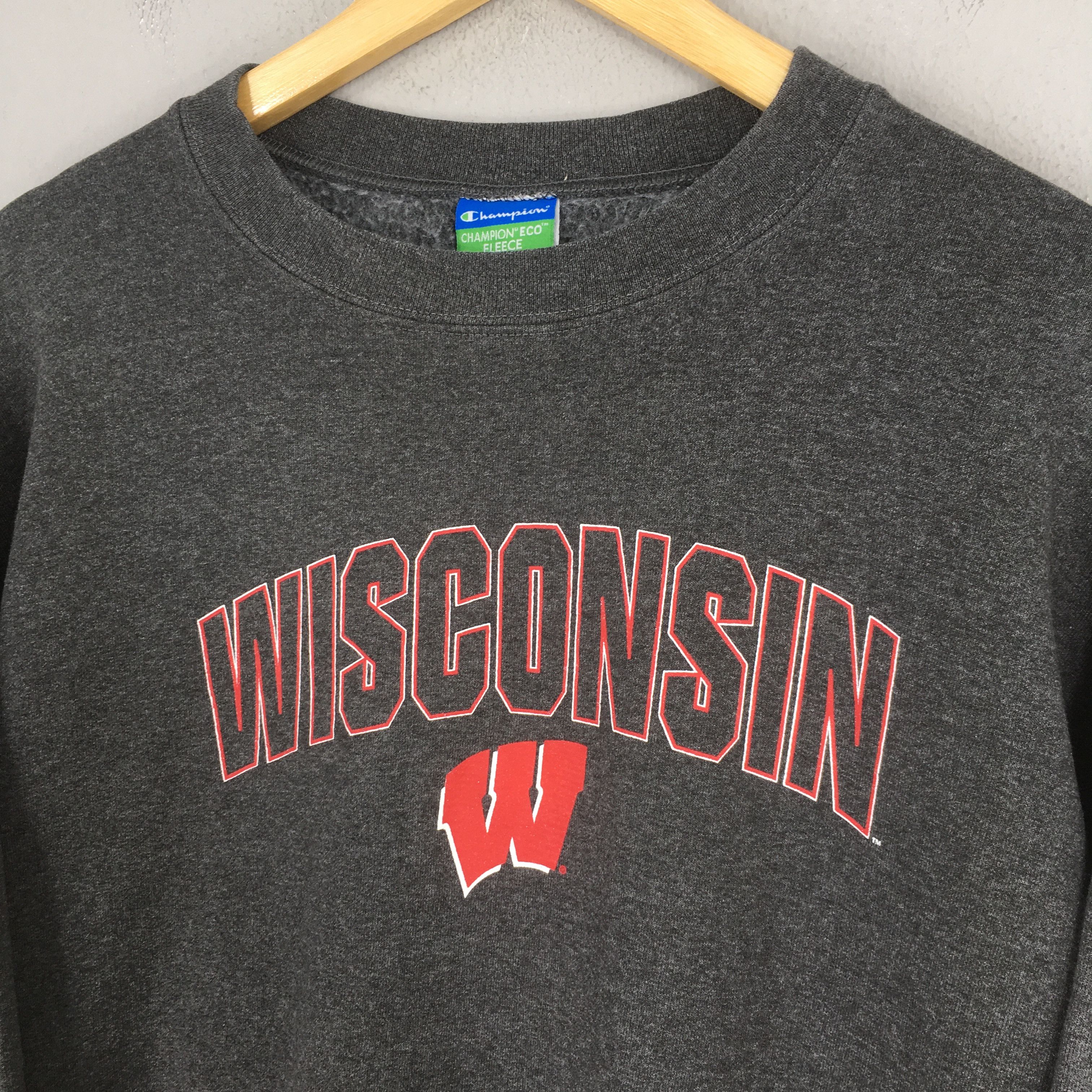 NCAA × Vintage Vintage Wisconsin Badgers NCAA Sweatshirt XLarge Size US XL / EU 56 / 4 - 3 Thumbnail