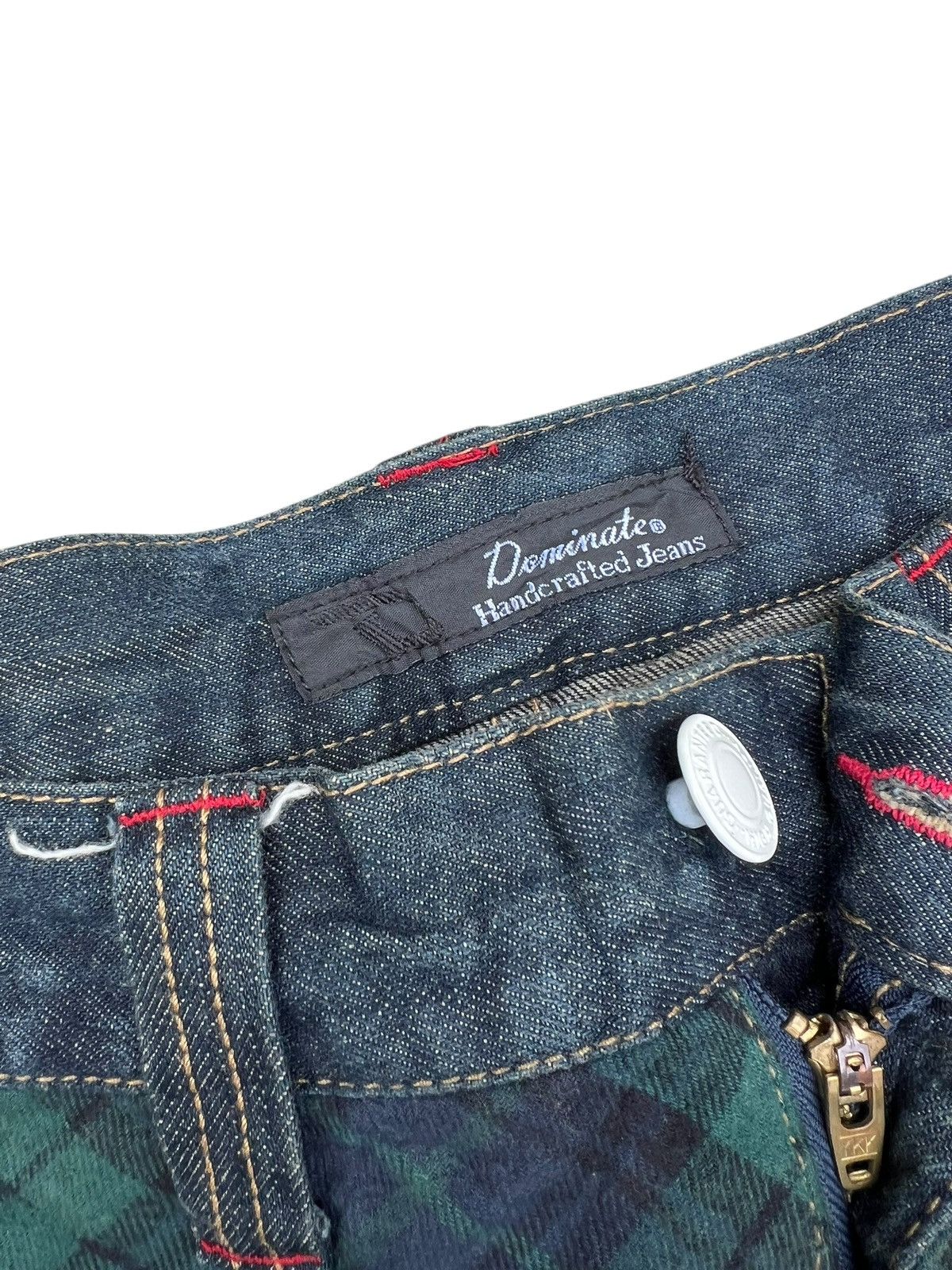 Vintage Mud Wash Denim Double Waist Dominate Handcrafted Jeans Size US 30 / EU 46 - 8 Thumbnail