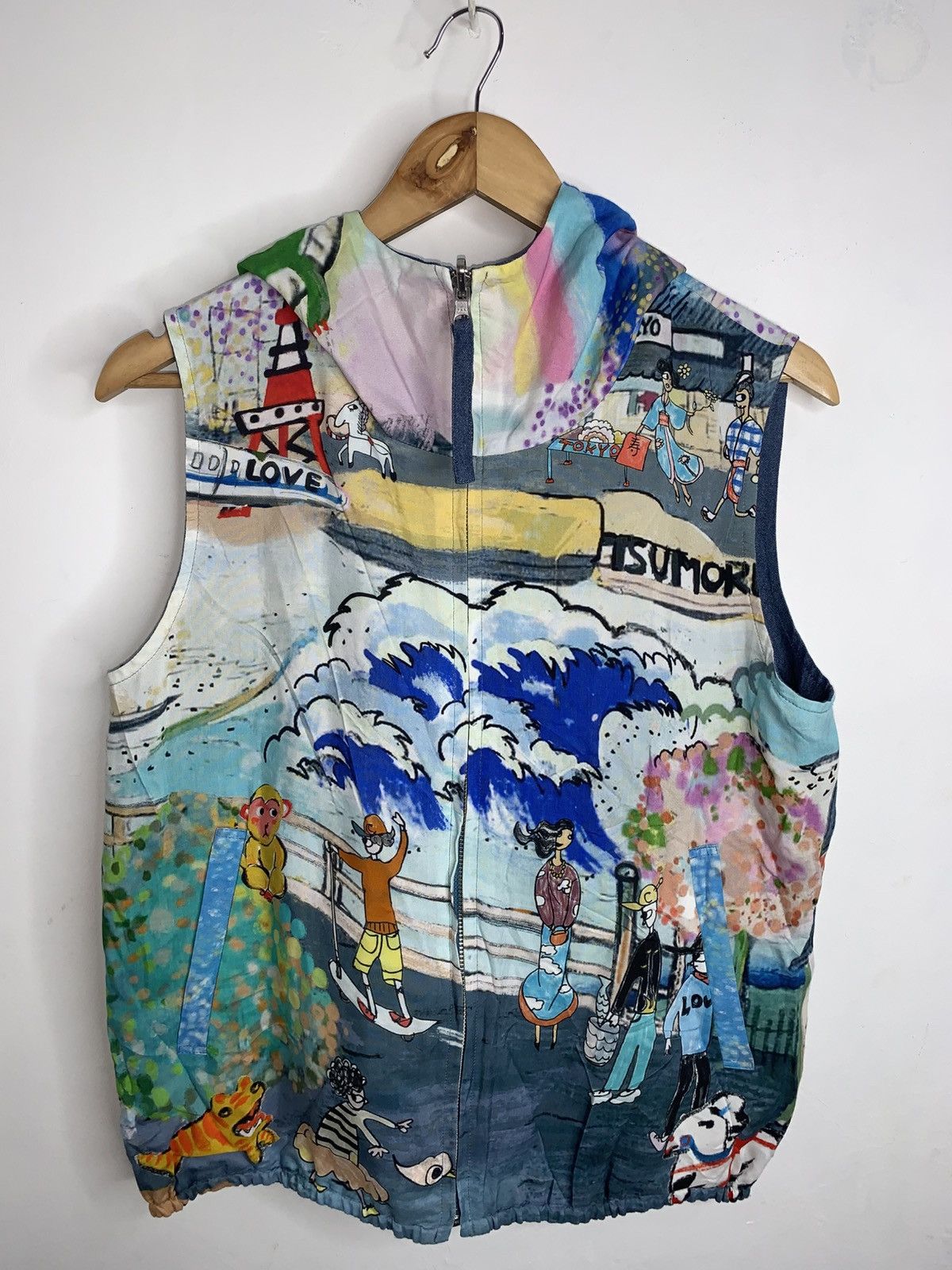 Tsumori Chisato Tsumori Chisato Reversible Vest With Hood Size XS / US 0-2 / IT 36-38 - 4 Thumbnail