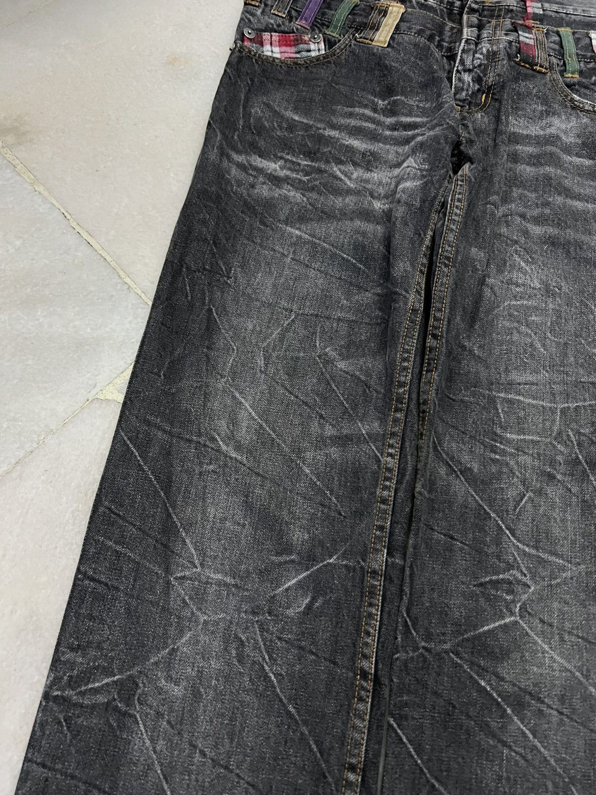 Japanese Brand Japanese Brand Nylaus Double Waist Faded Jean Size US 32 / EU 48 - 6 Thumbnail