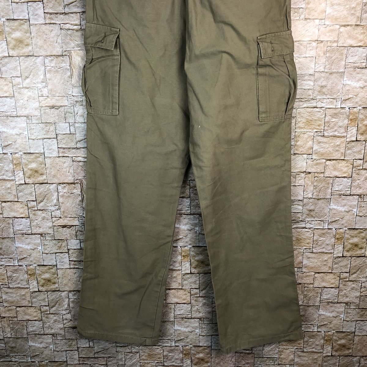 Japanese Brand Fullile Green utility tactical Cargo Multipocket Pants #A648 Size US 34 / EU 50 - 18 Thumbnail