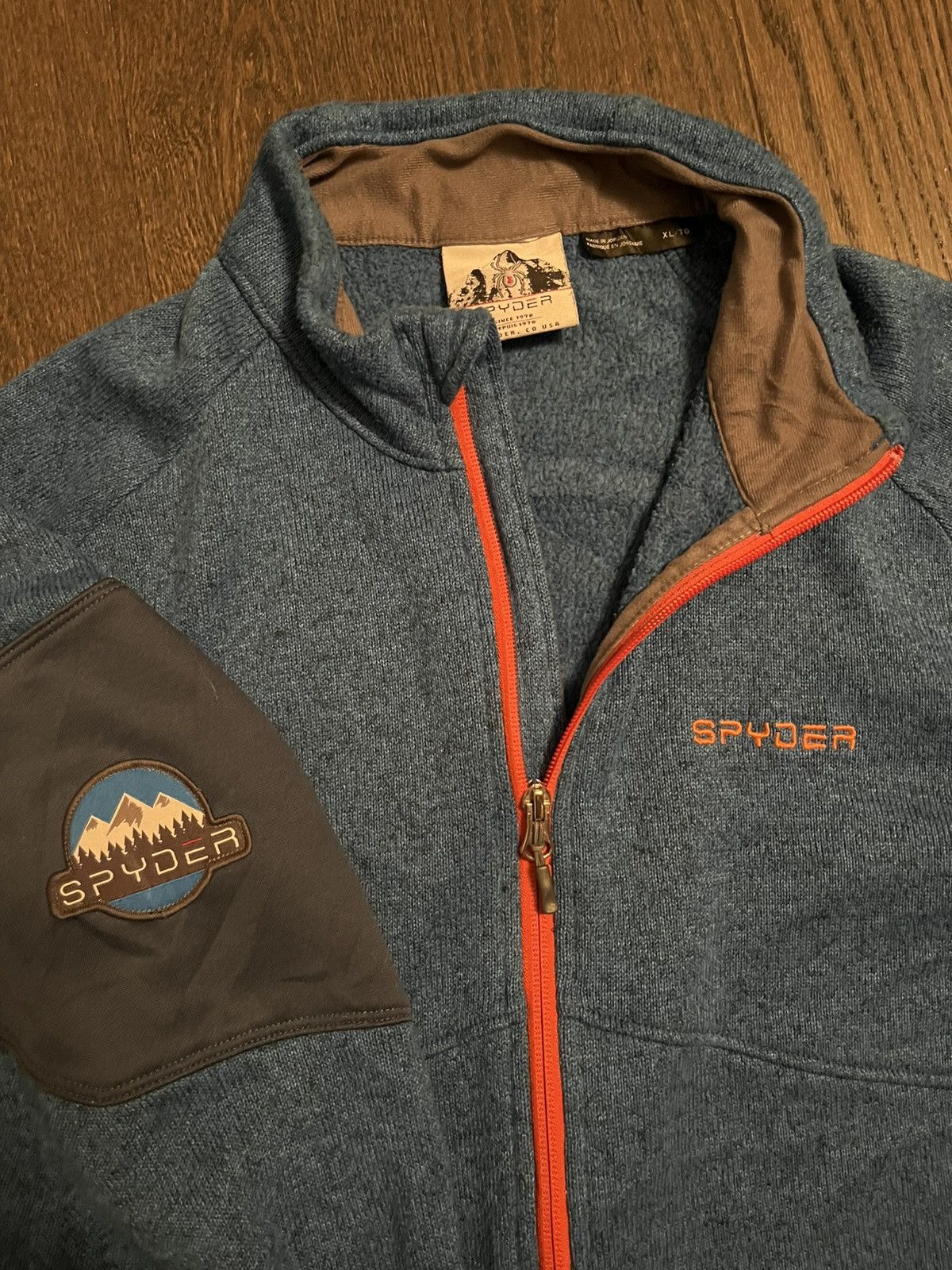 Spyder × Vintage Spyder Zip Up Sweater Size US XL / EU 56 / 4 - 2 Thumbnail