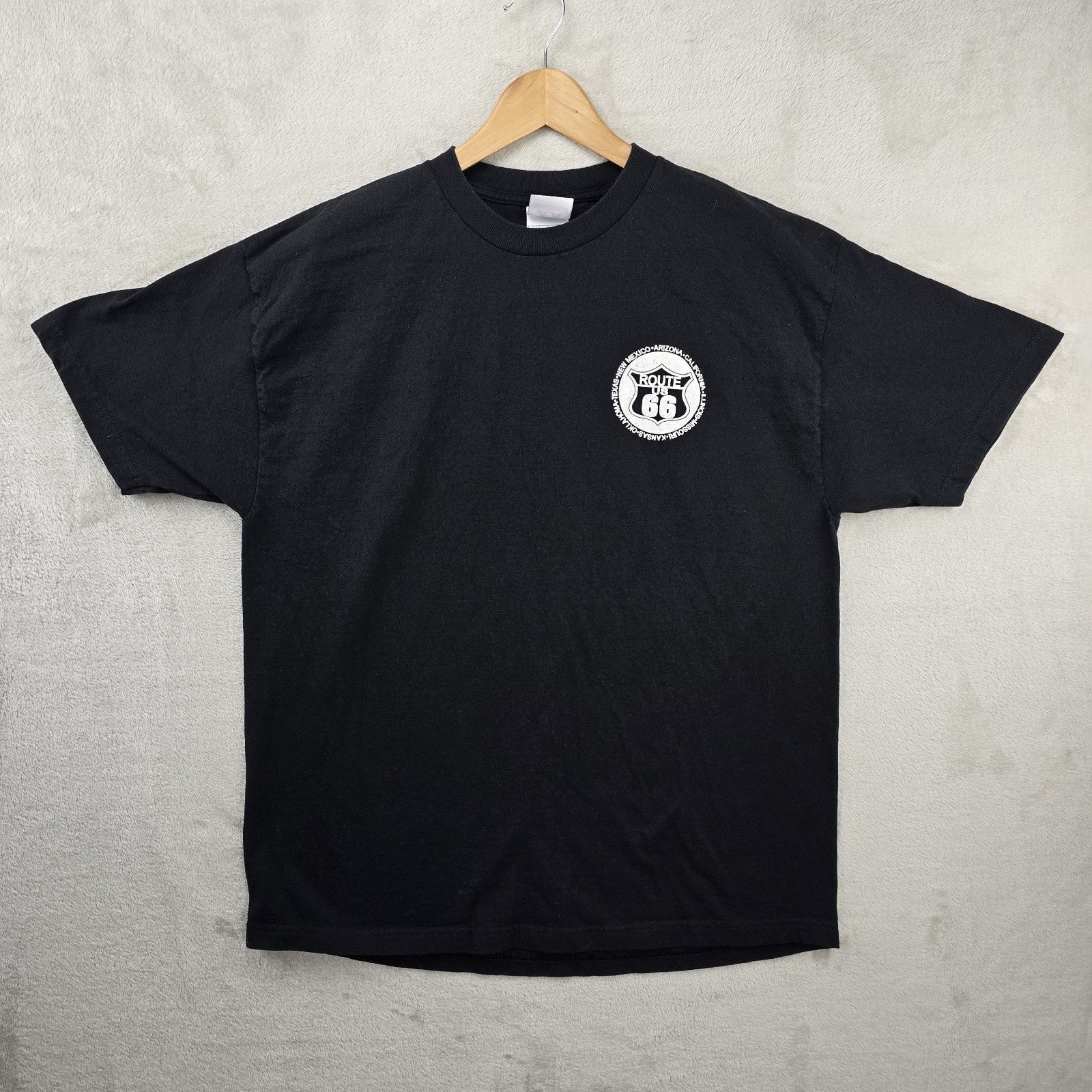 Other Vintage Route 66 Shirt Mens XL Black Classic Cars AOP 90s Size US XL / EU 56 / 4 - 2 Thumbnail