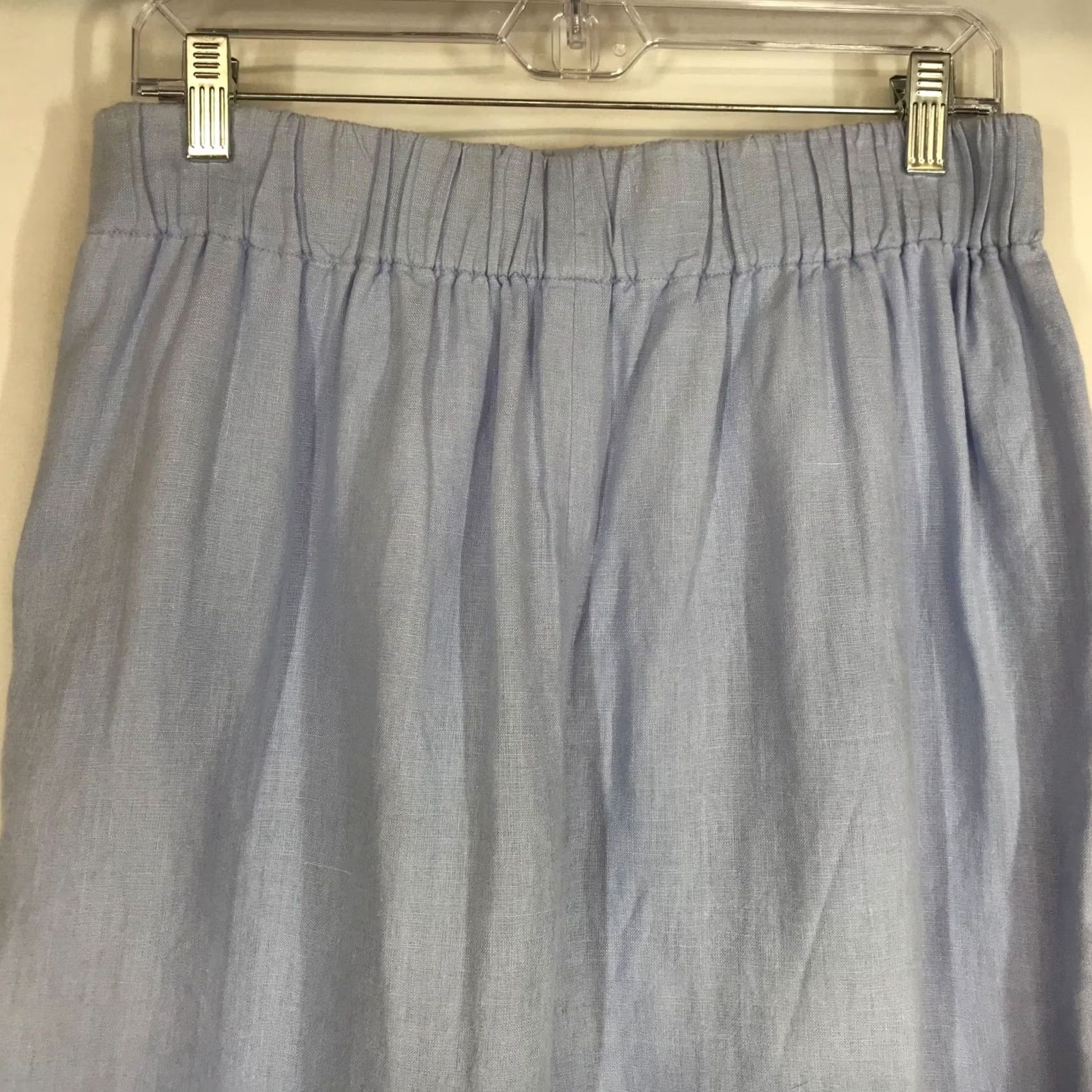 J.Crew J.CREW Skirt Women S LILAC LINEN ELASTIC WAIST WOMEN'S SMALL Size 28" / US 6 / IT 42 - 5 Thumbnail