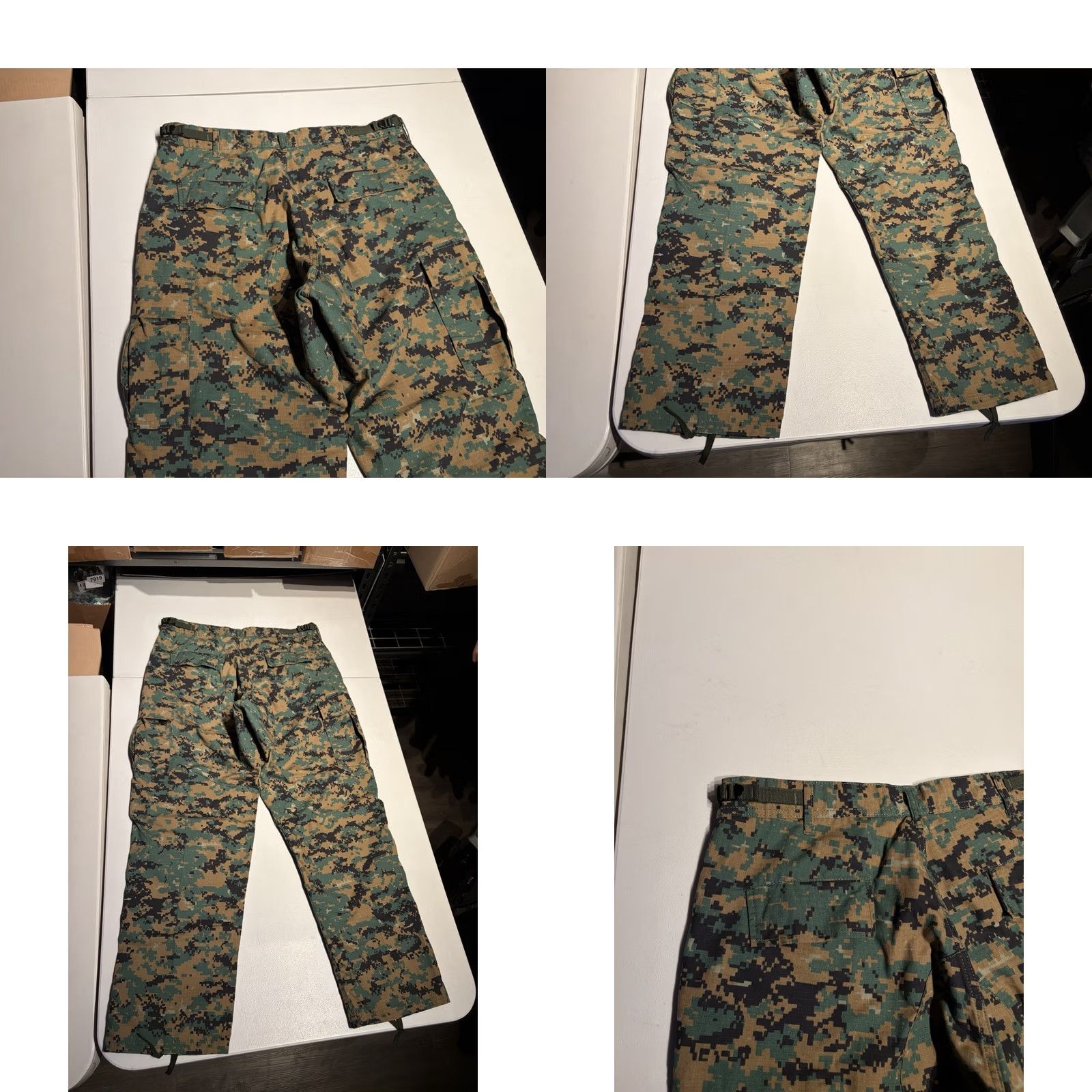 Backbone BACKBONE Pants Men Large Multicolor Camouflage Cargo Military Marpat Army Tactical BDU 36x31.5 Mens Size US 33 - 8 Thumbnail