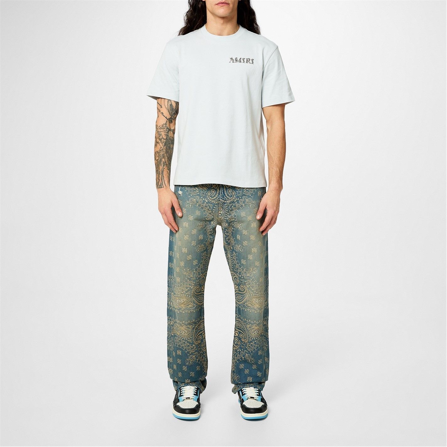 Amiri AMIRI Bandana Straight Leg Jeans Size US 32 / EU 48 - 5 Thumbnail