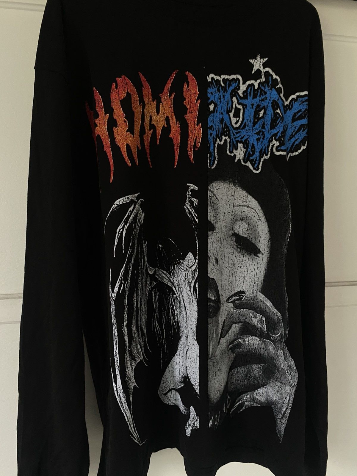Playboi Carti HOMIXIDE GANG LA CONCERT GRAPHIC LONG SLEEVE Size US XL / EU 56 / 4 - 3 Thumbnail