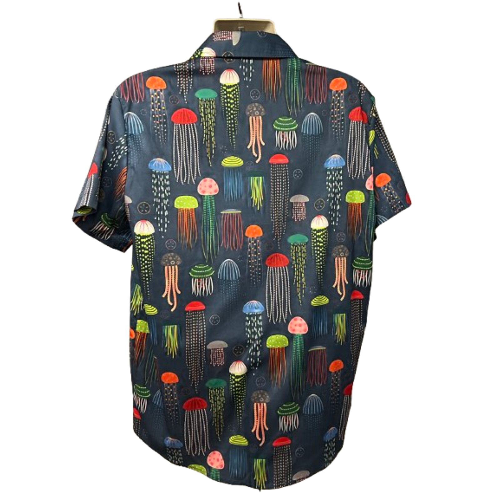 Other Misslook All Over Jellyfish Graphic Button Up Shirt L Pocket Size US L / EU 52-54 / 3 - 2 Thumbnail